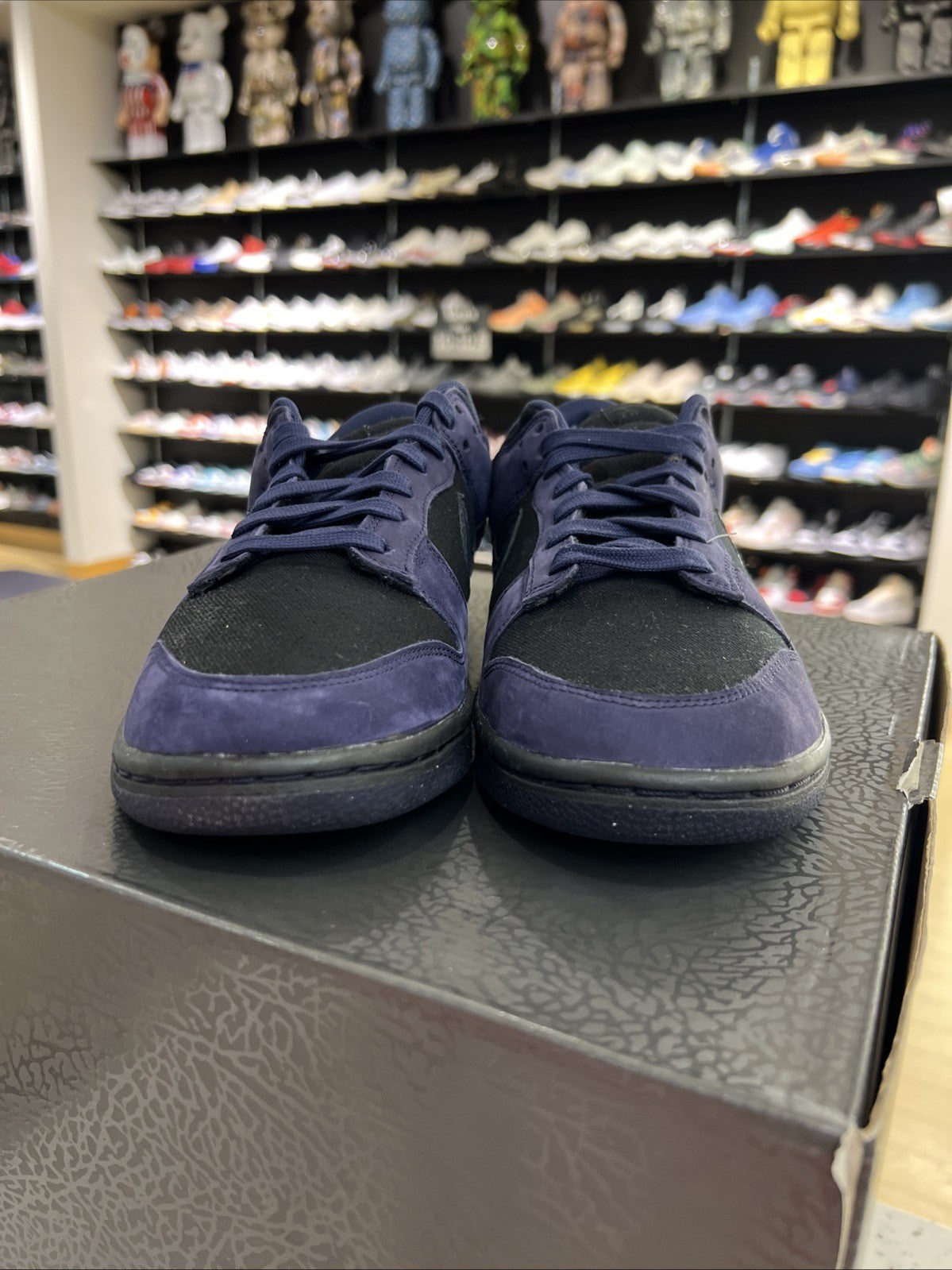 Nike Dunk Low LX Shoes "Purple Ink" Black Womens Sz 10/8.5M