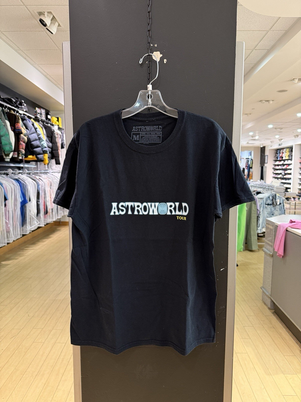 Travis Scott Astroworld Tour Tee Black Sz Medium