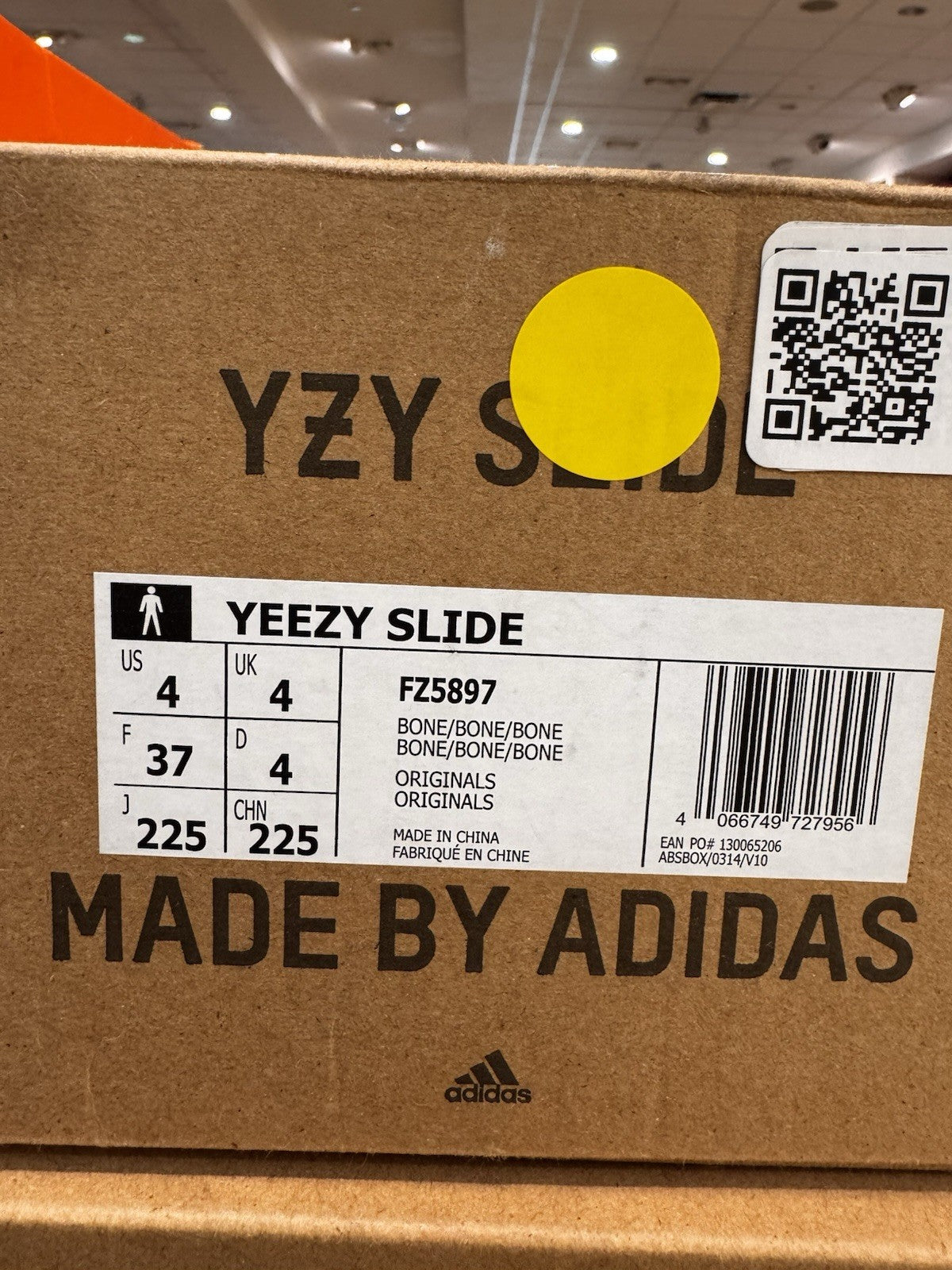 Adidas Yeezy Slide Bone 22/23 Restock US Size 4