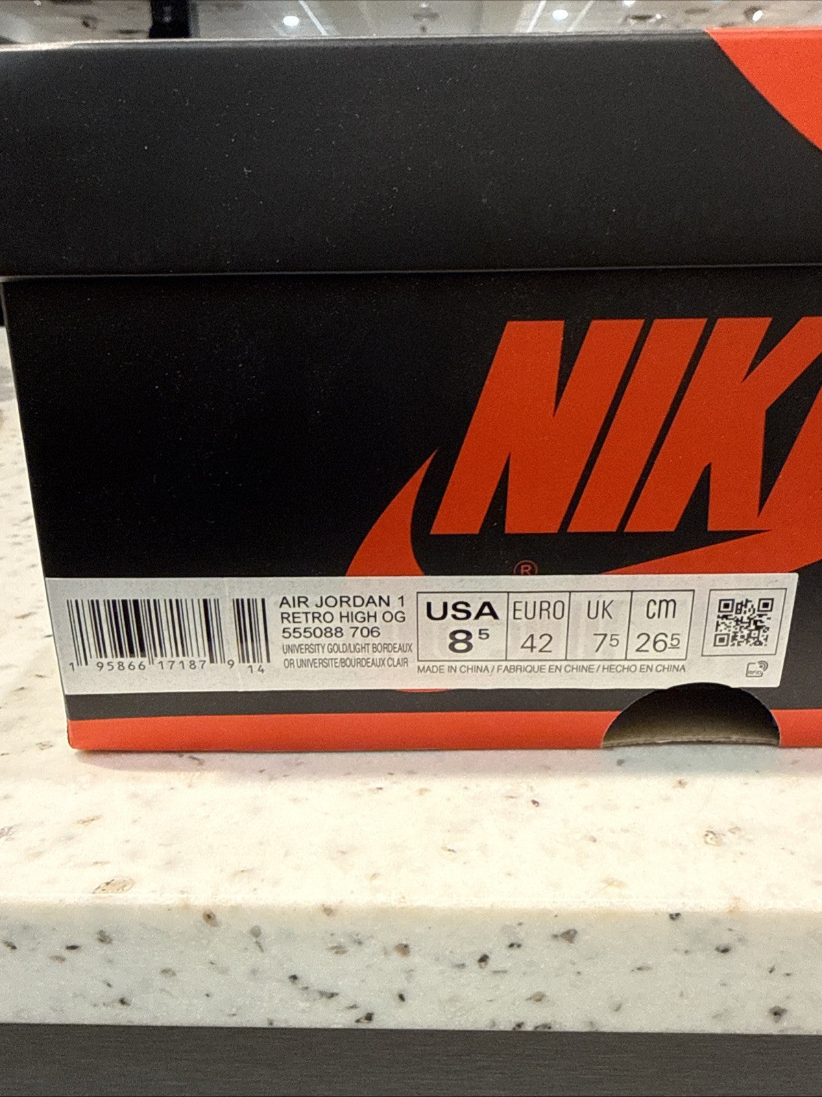Size 8.5 - Jordan 1 Retro High OG Brotherhood 2022