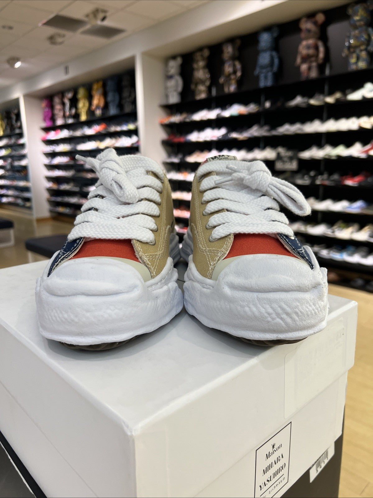 Maison Mihara Yasuhiro Hank OG Sole Canvas Low Navy Sz 41 (US 8)