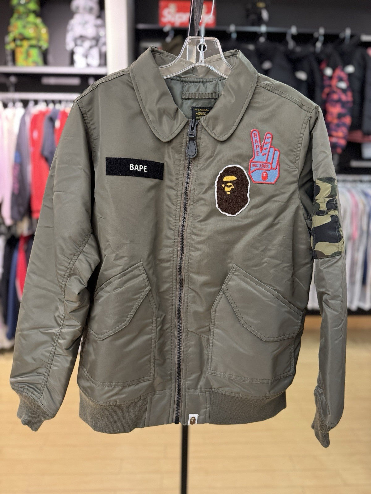 Bape CWU-45 Jacket Olivedab Size XL