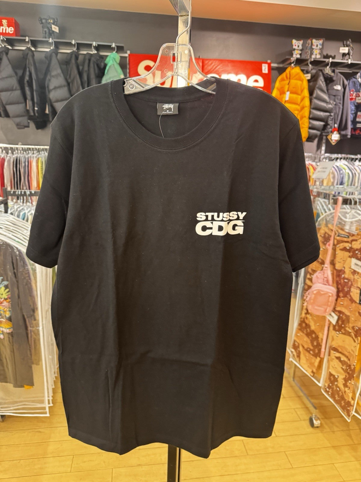Stussy CDG Surfman Tee Black Size M