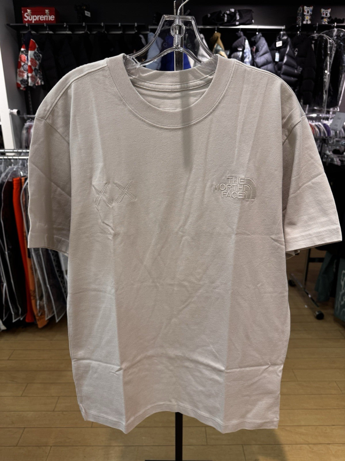 KAWS x The North Face SS Tee Moonlight Ivory Size Small