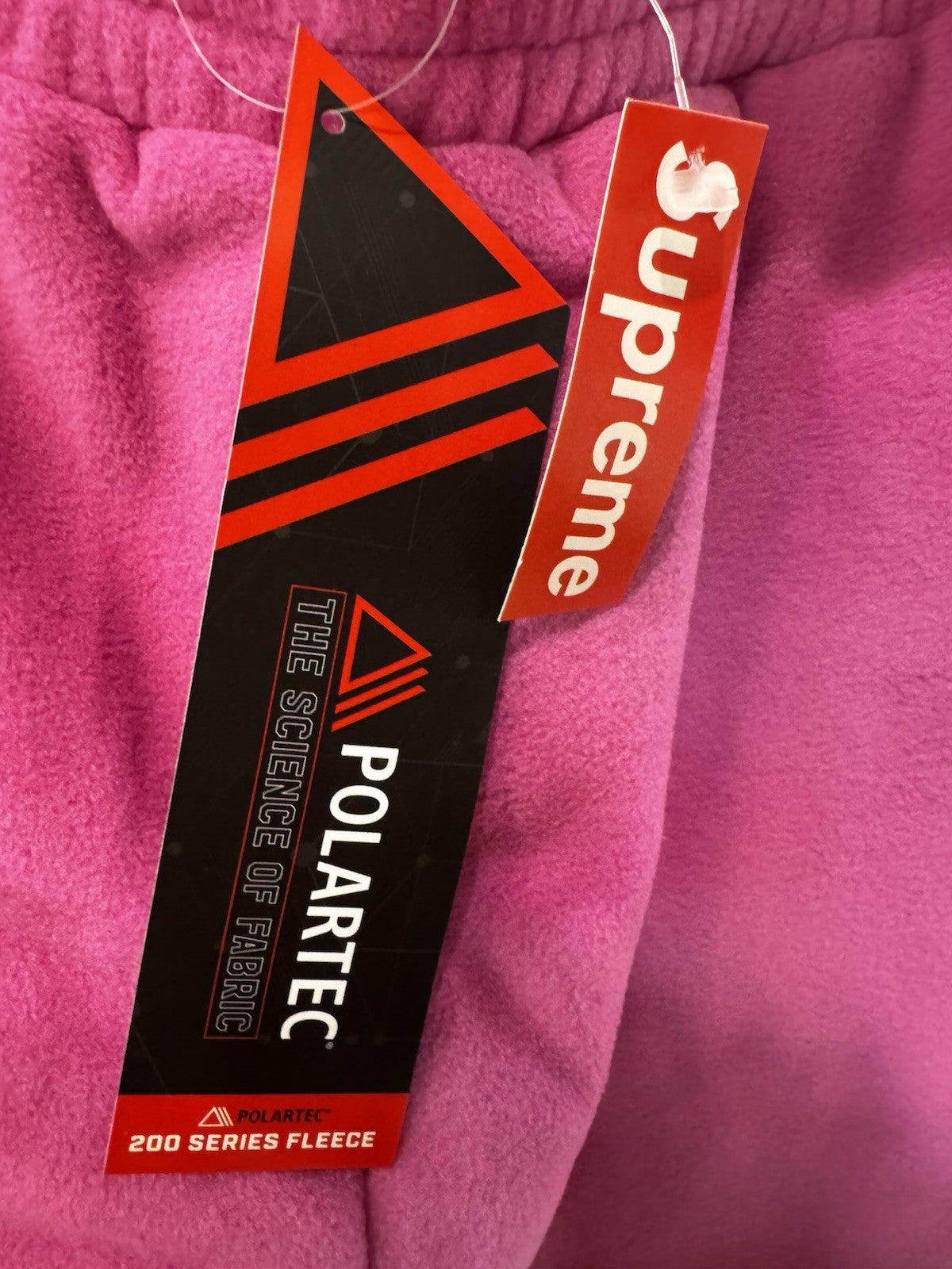 Supreme Polartec Shorts Pink Size L