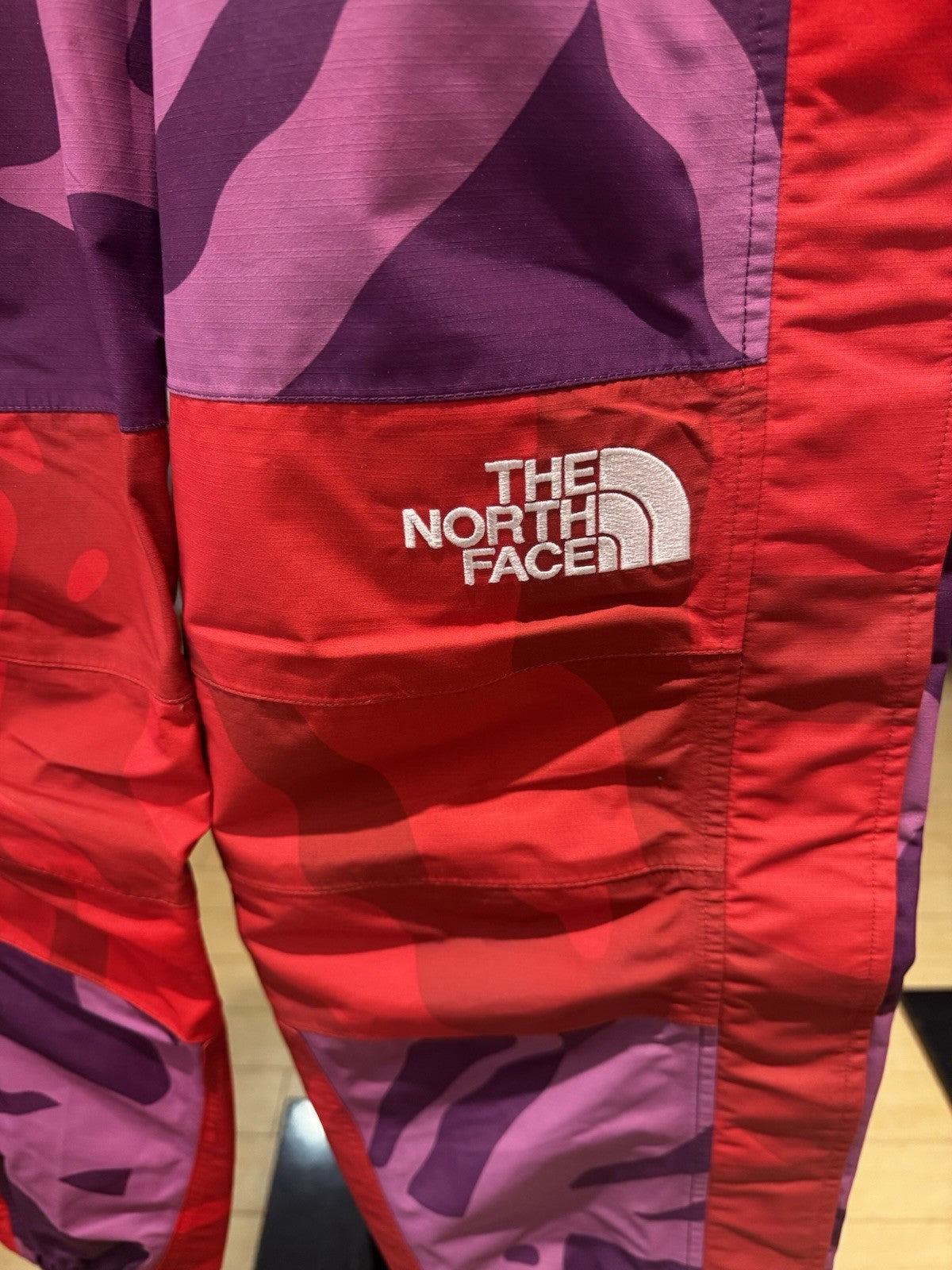 KAWS X The North Face Mountain Light Pants Pamplona Purple MTN Light Print Sz M
