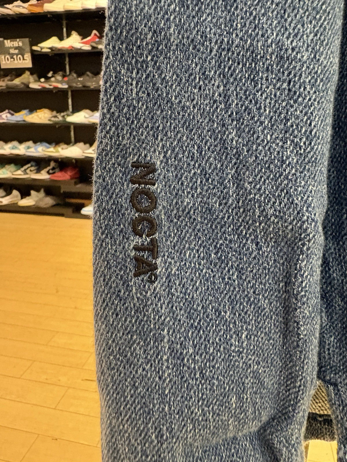 Nike × NOCTA Opal Lily Pad Denim Shirt Blue Denim Size XS