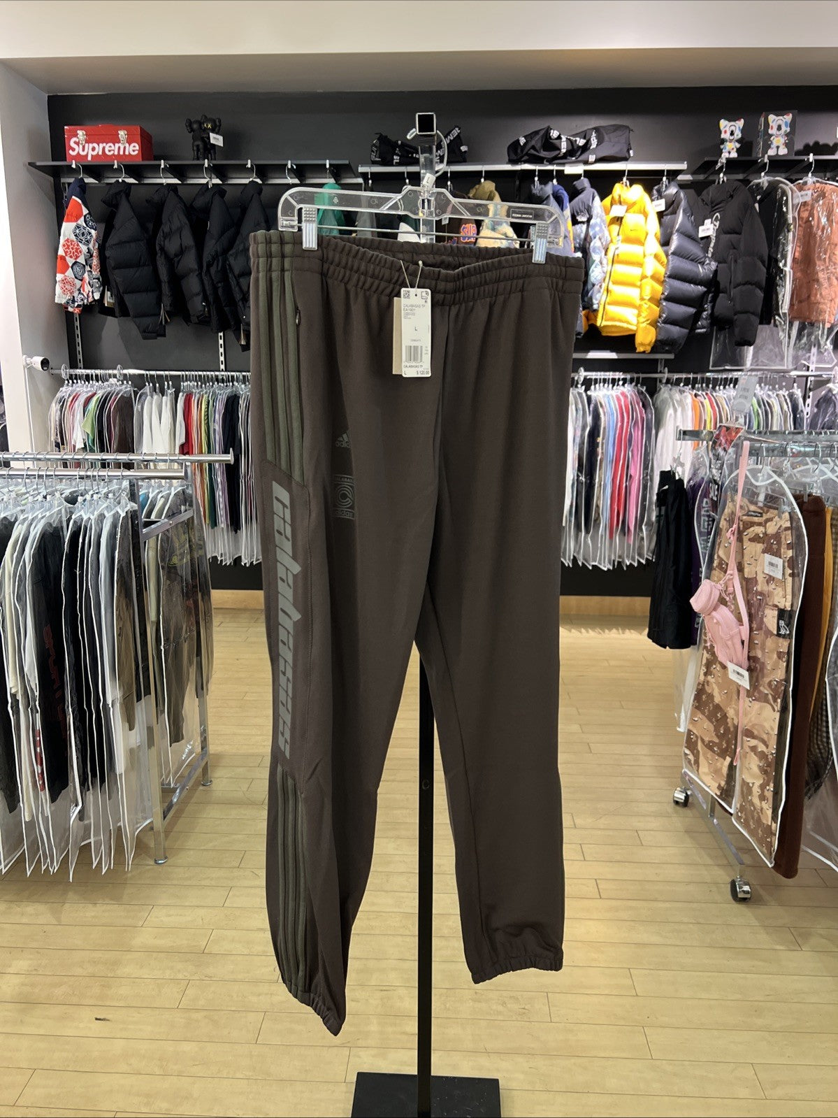adidas Yeezy Calabasas Track Pant 'Umber/Core' EA1901 Sz L