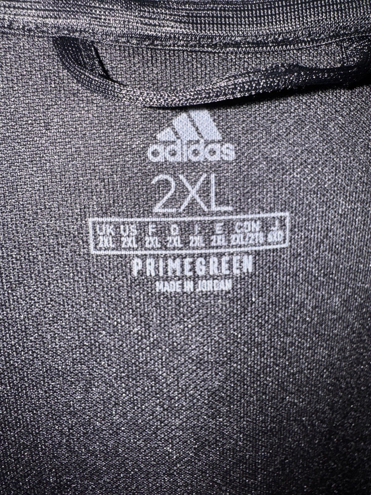 Adidas MI19 Track Jacket Black Size 2XL 