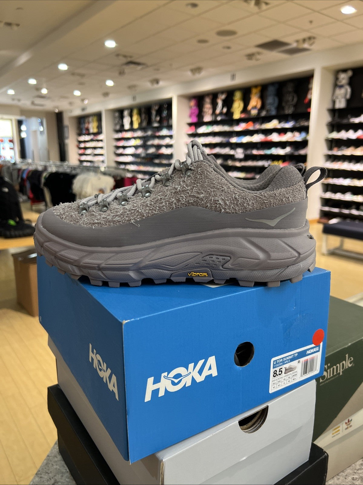 Hoka One Tor Summit TP ‘Astral’ Hiking Shoes ARLS Sz 8.5