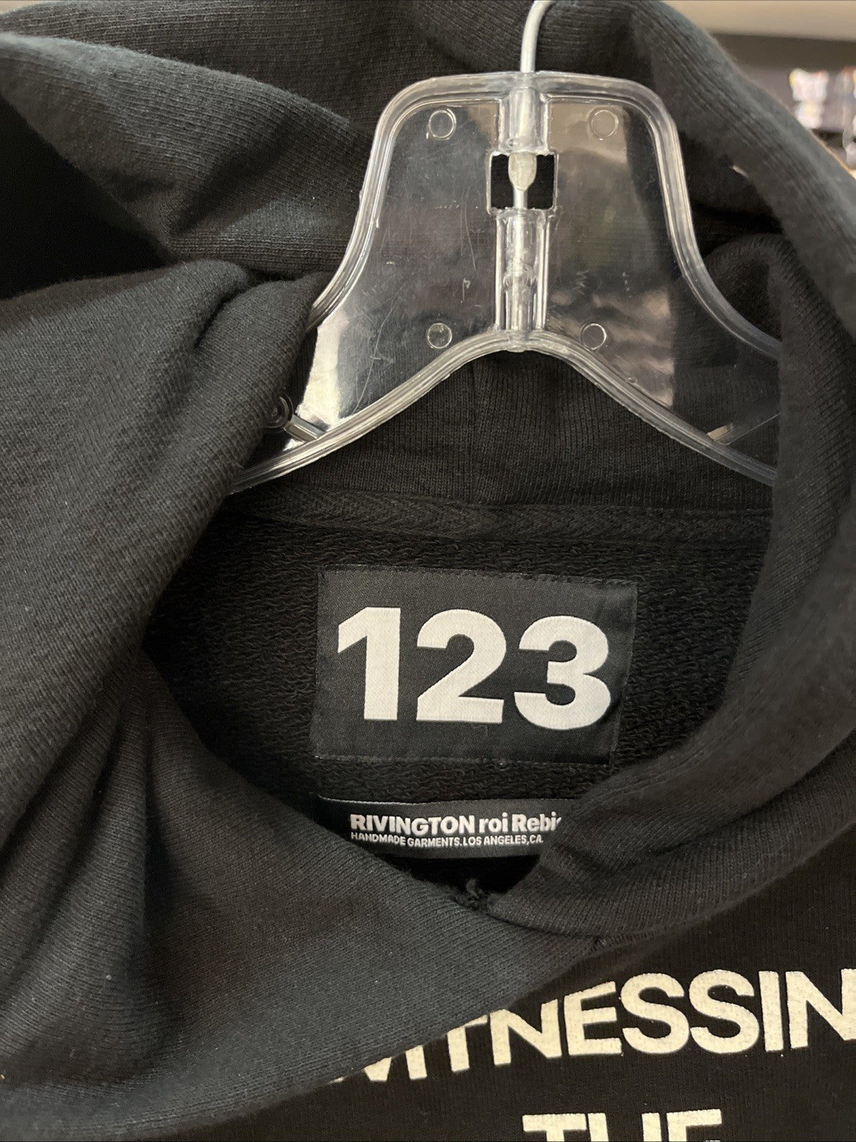 RRR123 Fear Of God Hoodie Sz Large