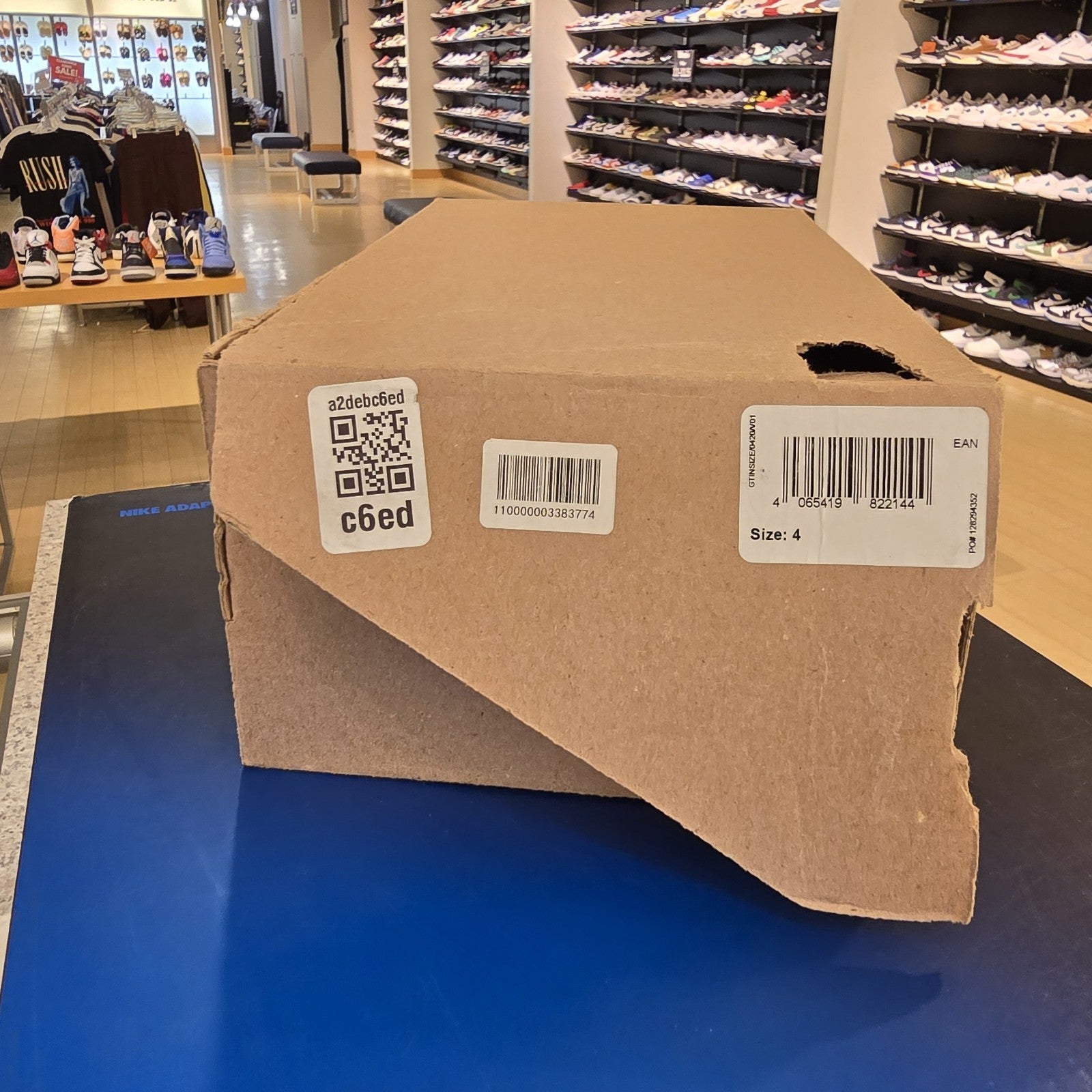 Size 4 - adidas Yeezy Foam RNNR Ochre