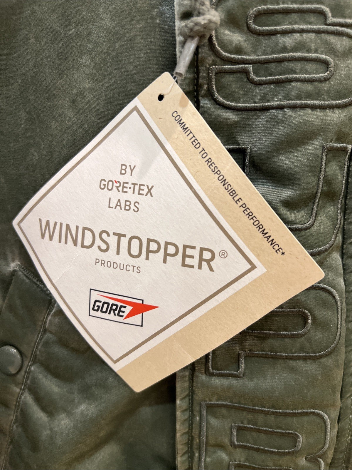 Supreme Washed Flight Satin N-38 Parka Olive Sz M