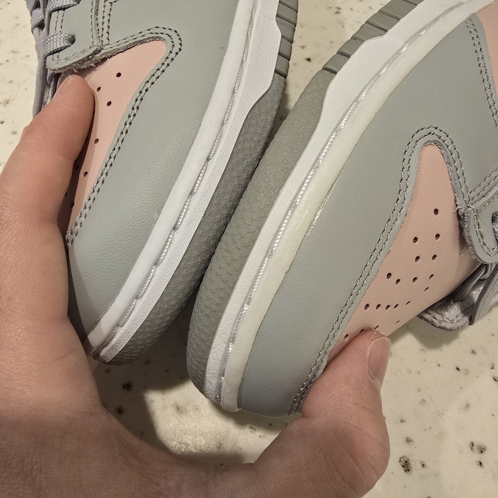 Size 9.5 - Nike Dunk Low Soft Grey Pink Women's