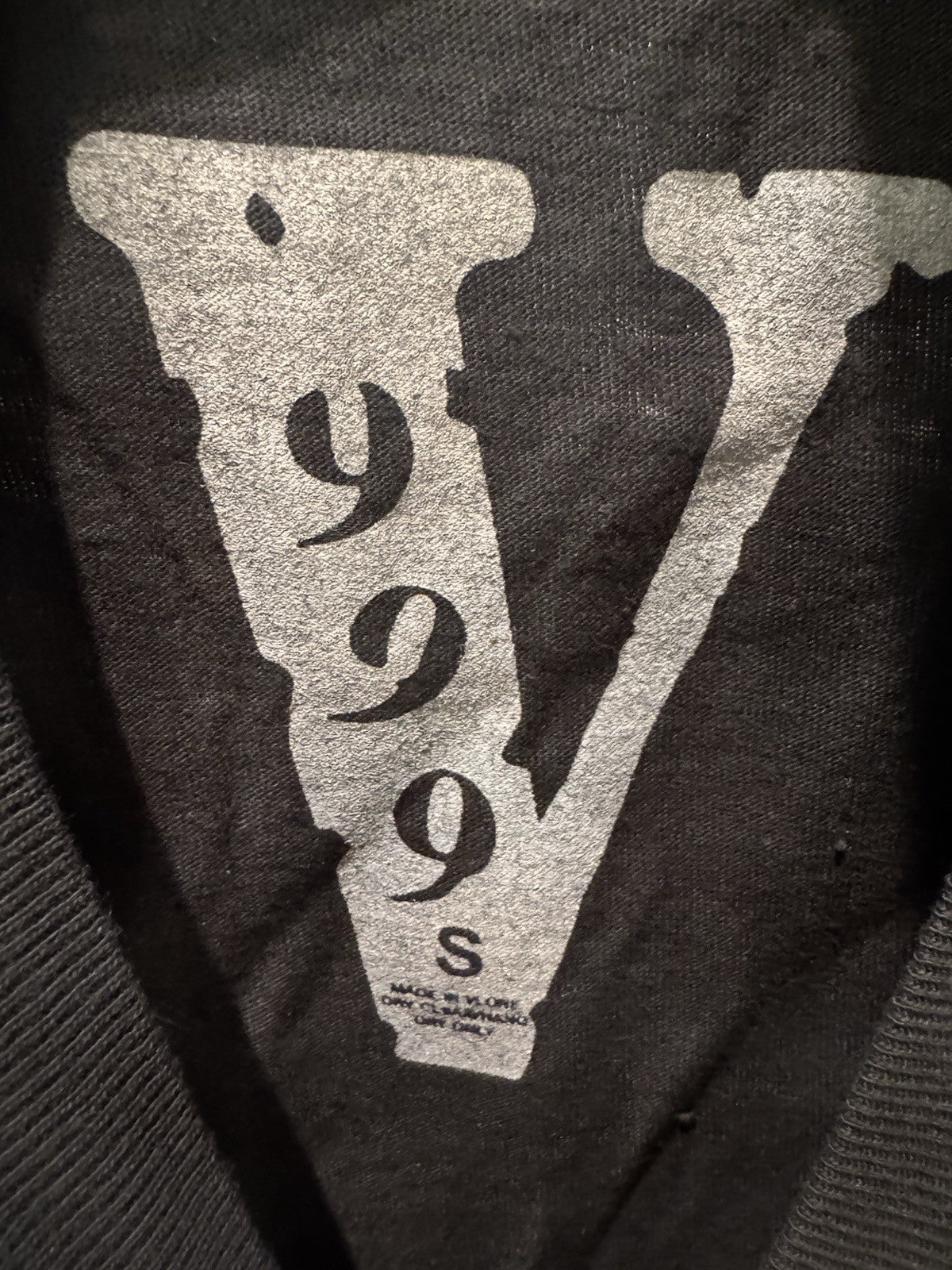 Juice Wrld X Vlone Man Of The World Tee Black Size Small