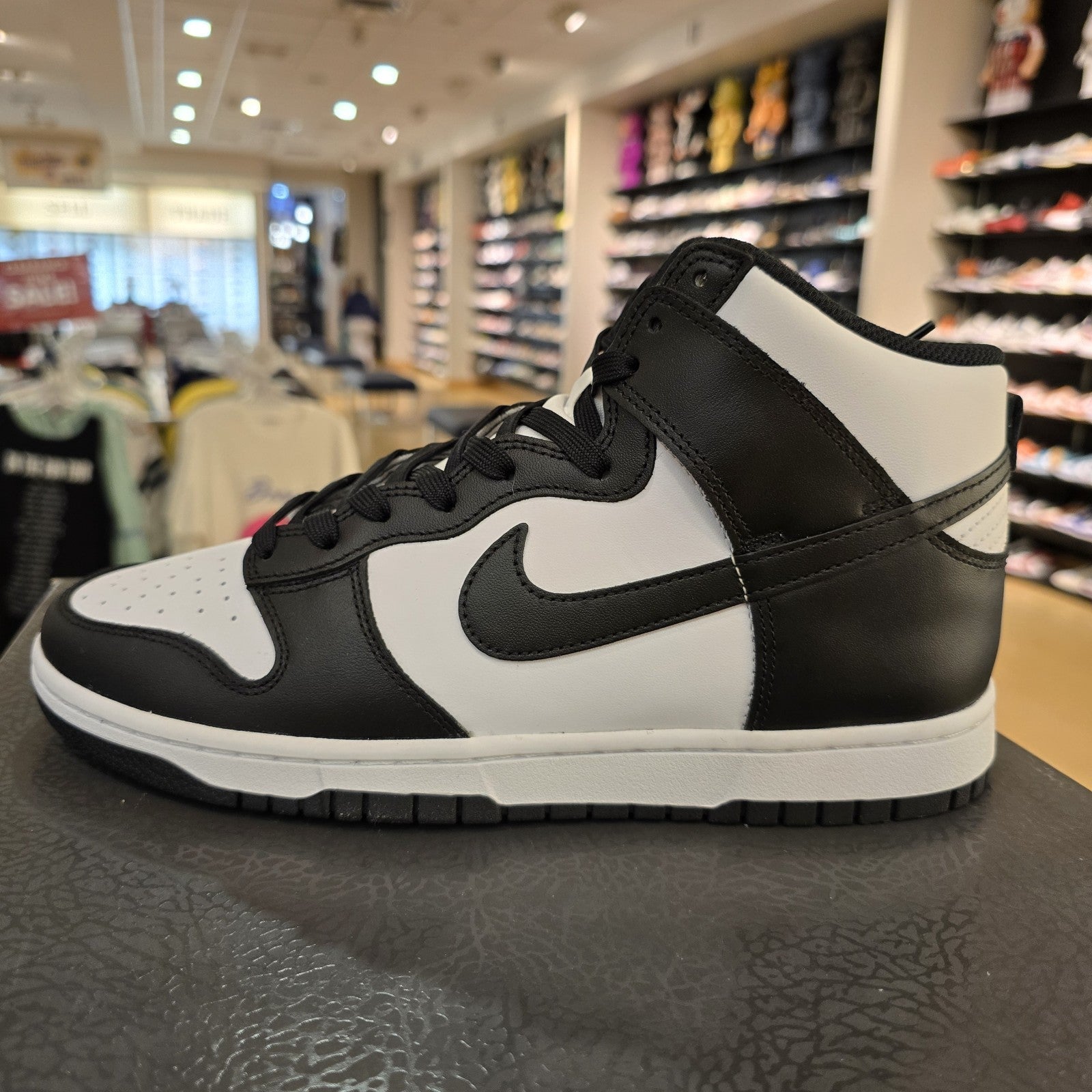 Size 10 - Nike Dunk High Black White Panda