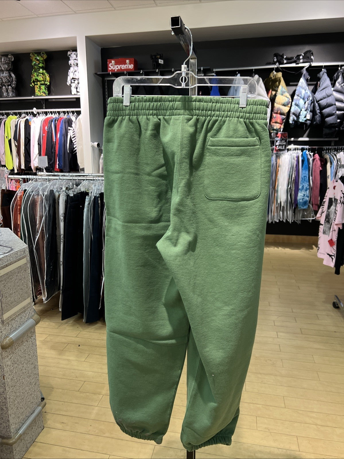 Supreme Small Box Sweatpant Dusty Green Sz M