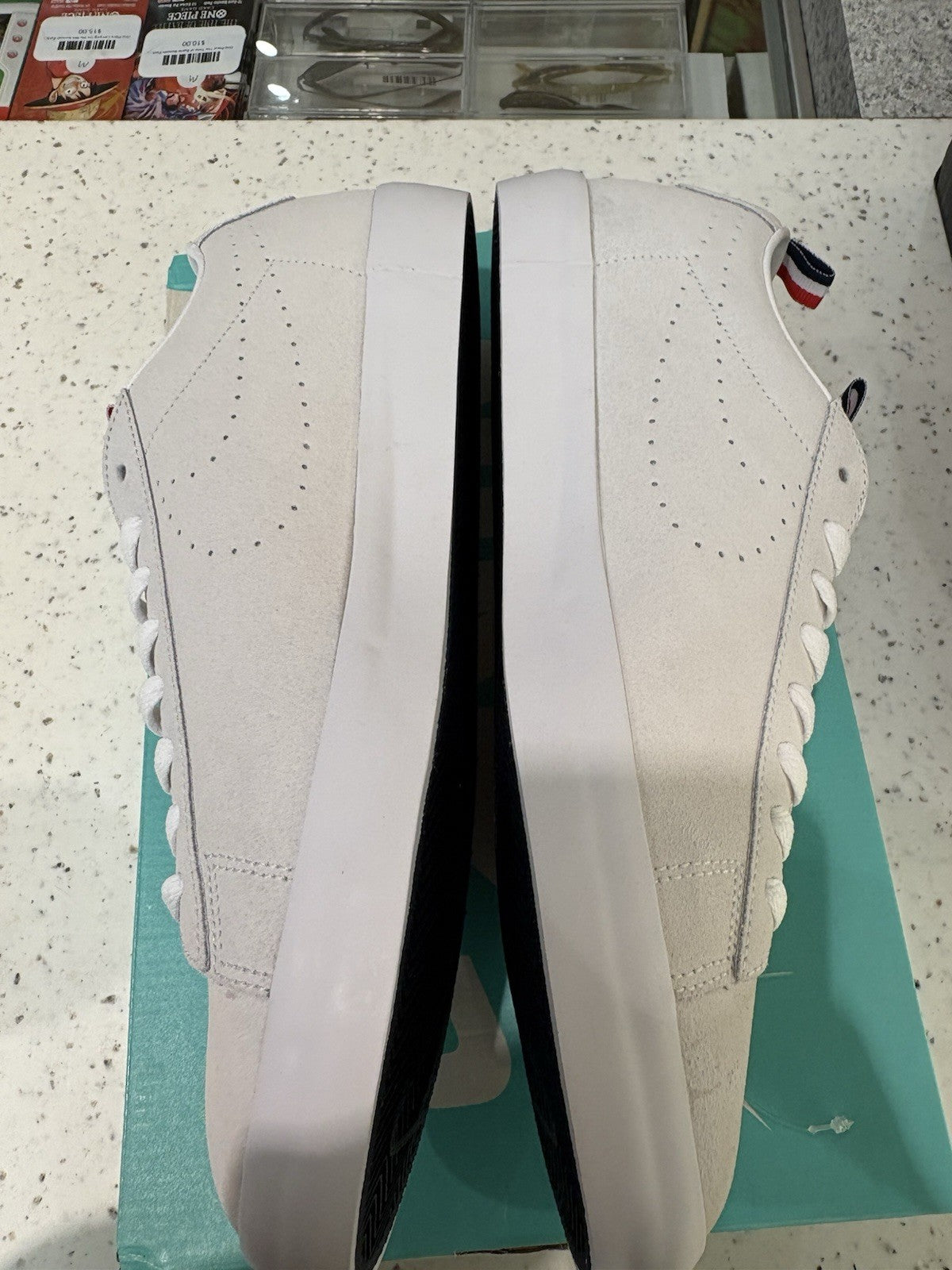 Nike SB Blazer Low Call Me 917 Summit White Size 12 DEFECT