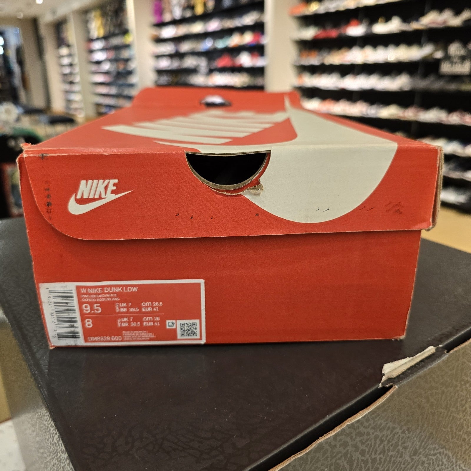 Size 9.5 - Nike Dunk Low Soft Grey Pink Women's