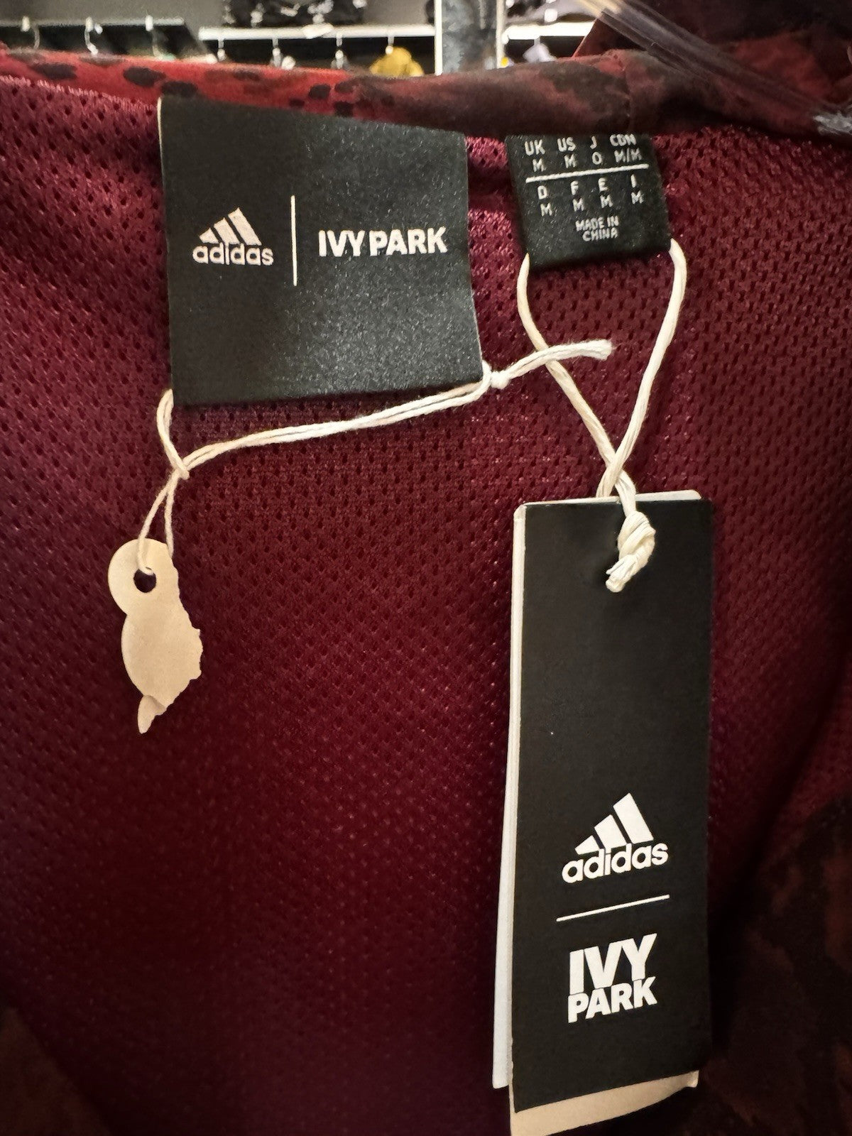 Adidas Ivy Park Snakeskin Print Windbreaker Size M