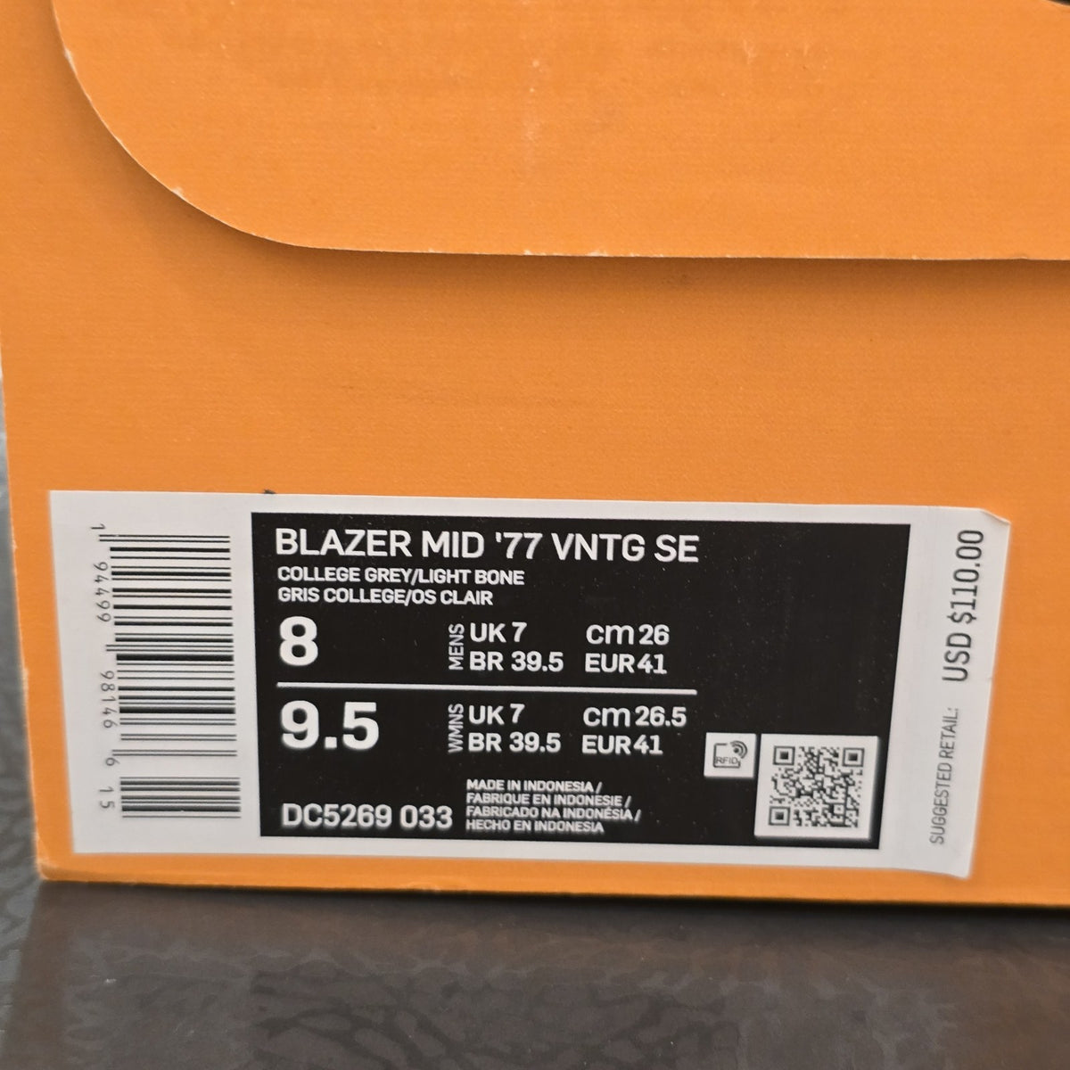 Size 8 - Nike Blazer Mid Hike Nike