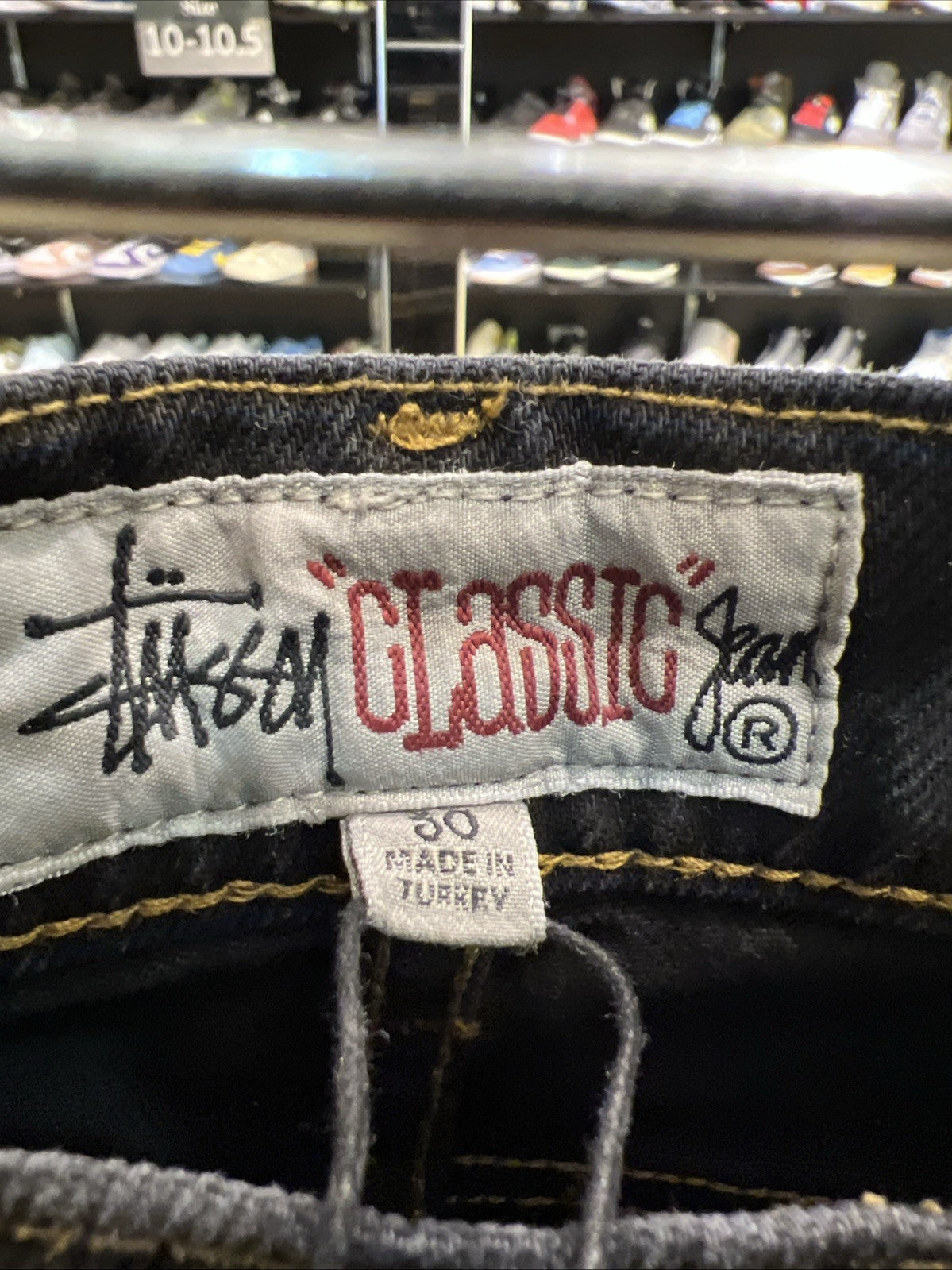 Stussy Classic Jean Denim Washed Black
