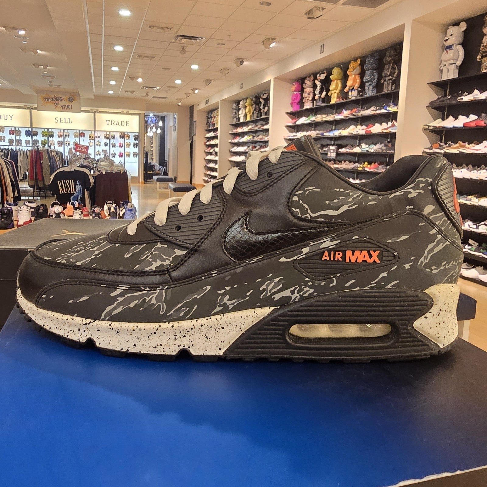 Nike Air Max 90 Atmos Black Tiger Camo SZ 12