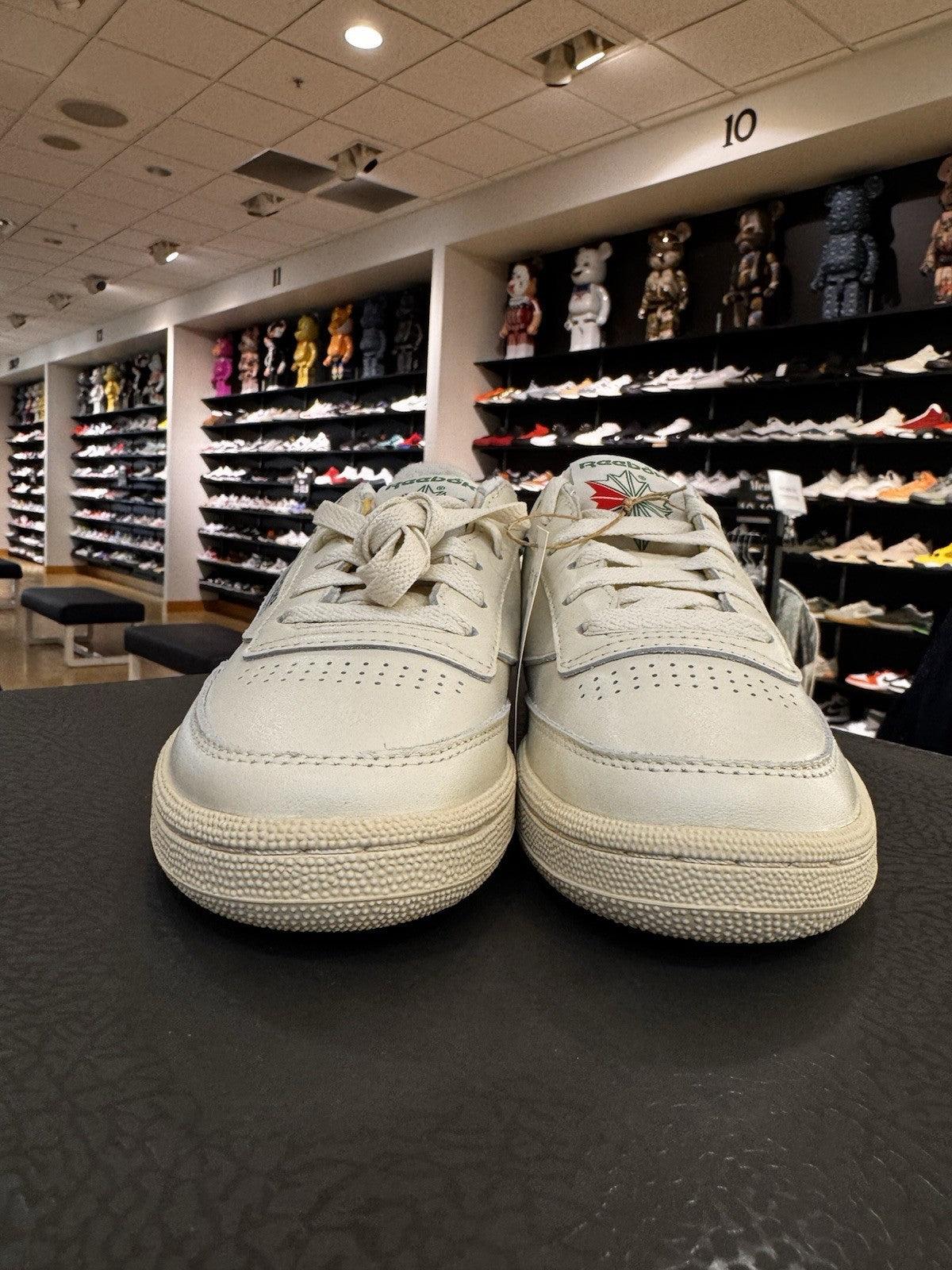 Reebok Club C 85 Vintage Chalk Glen Green Womens Size 8