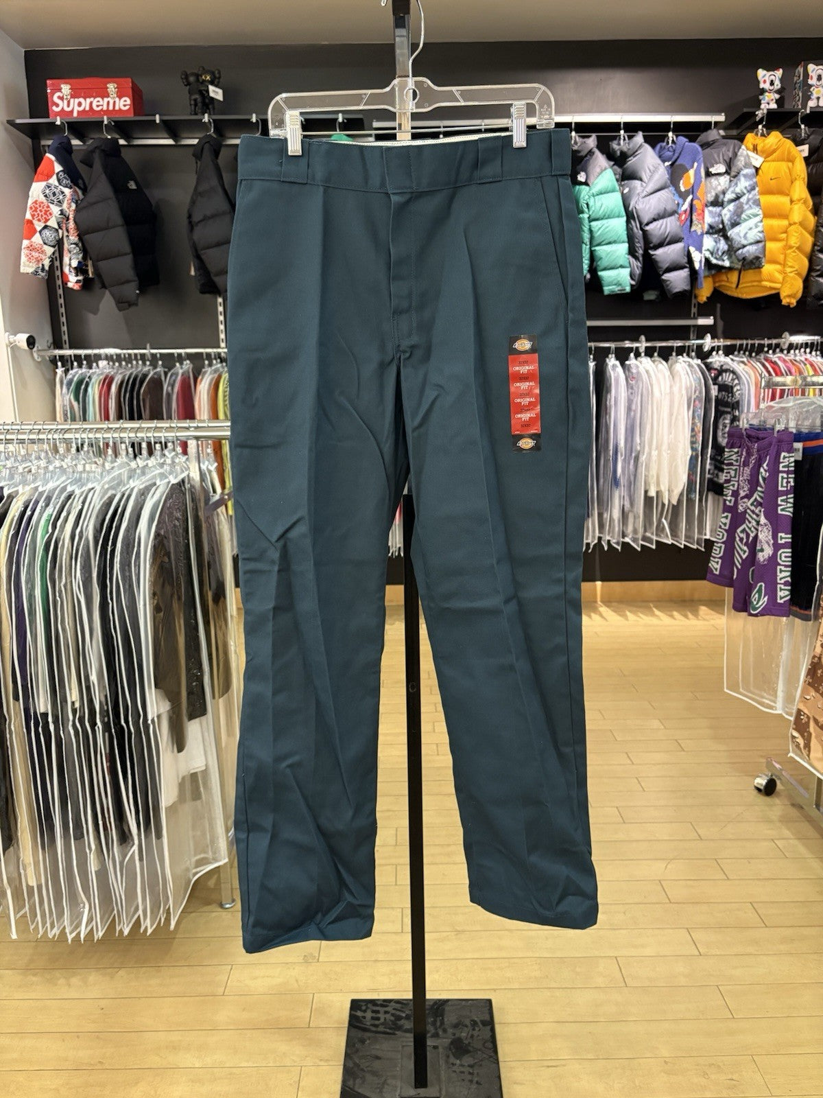 Dickies Original 874 Work Pants in dark green Sz 32 X 32