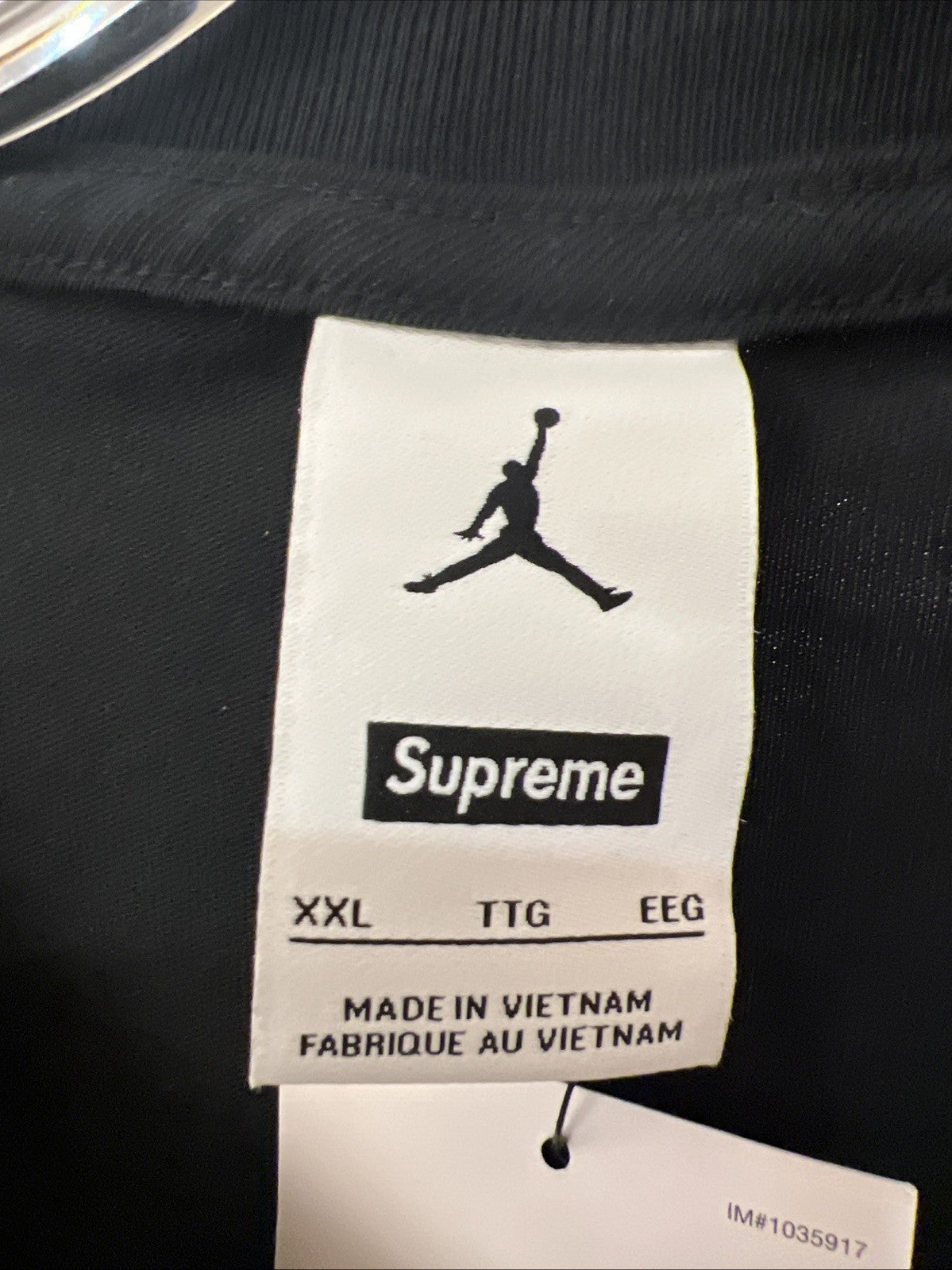 Supreme x Jordan Biggie T-Shirt Sz XXL