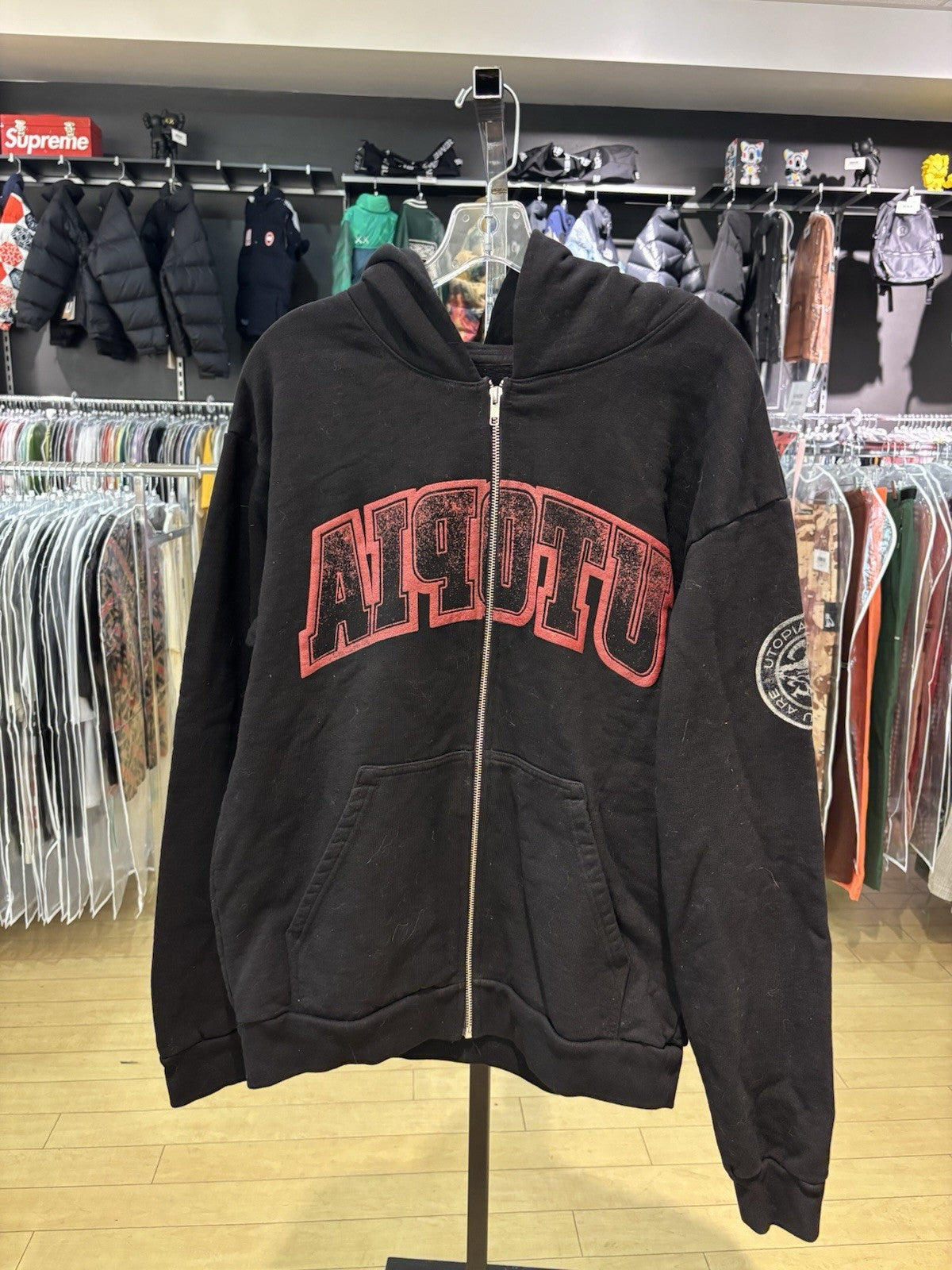 Travis Scott Reverse UTOPIA Zip Up