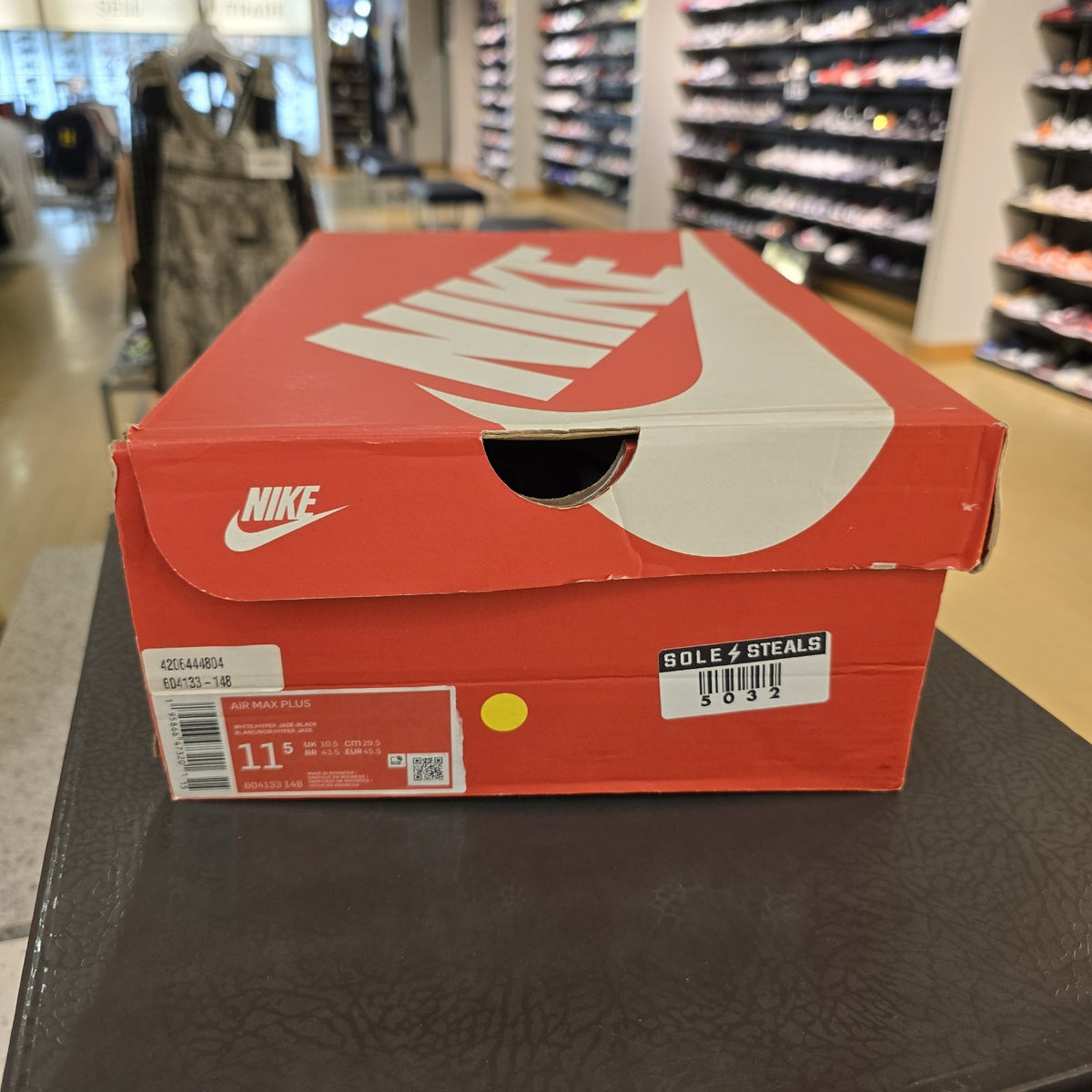 Size 11.5 - Nike Air Max Plus atmos Exclusive White Hyper Jade