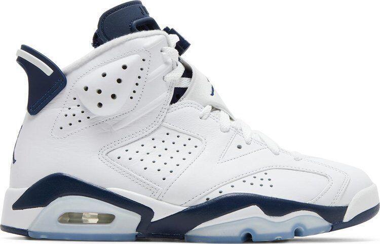 Jordan Air Jordan 6 Retro White/Midnight Navy Sz 8.5 DEFECT