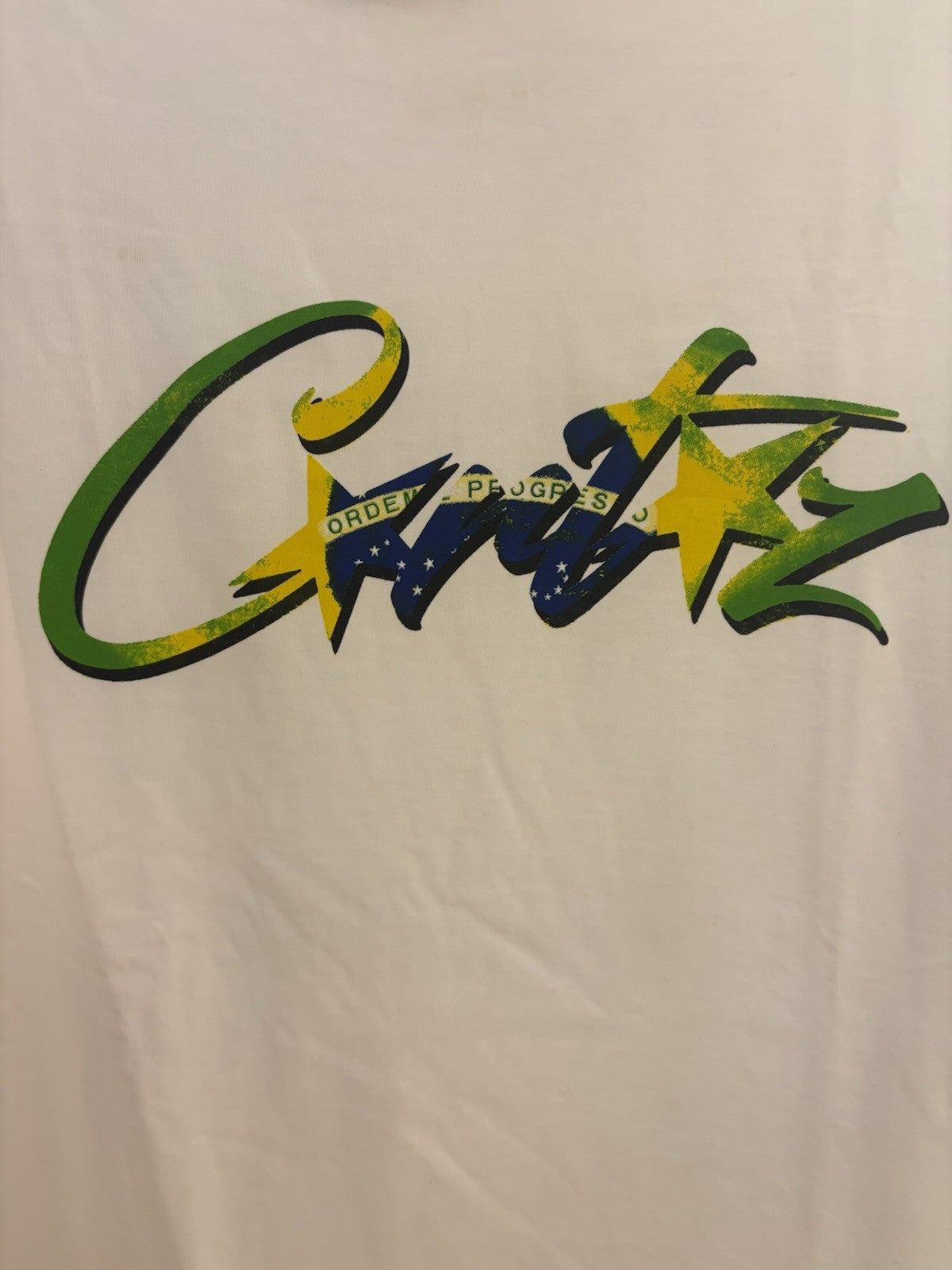 Corteiz Brasil Tee White Size M