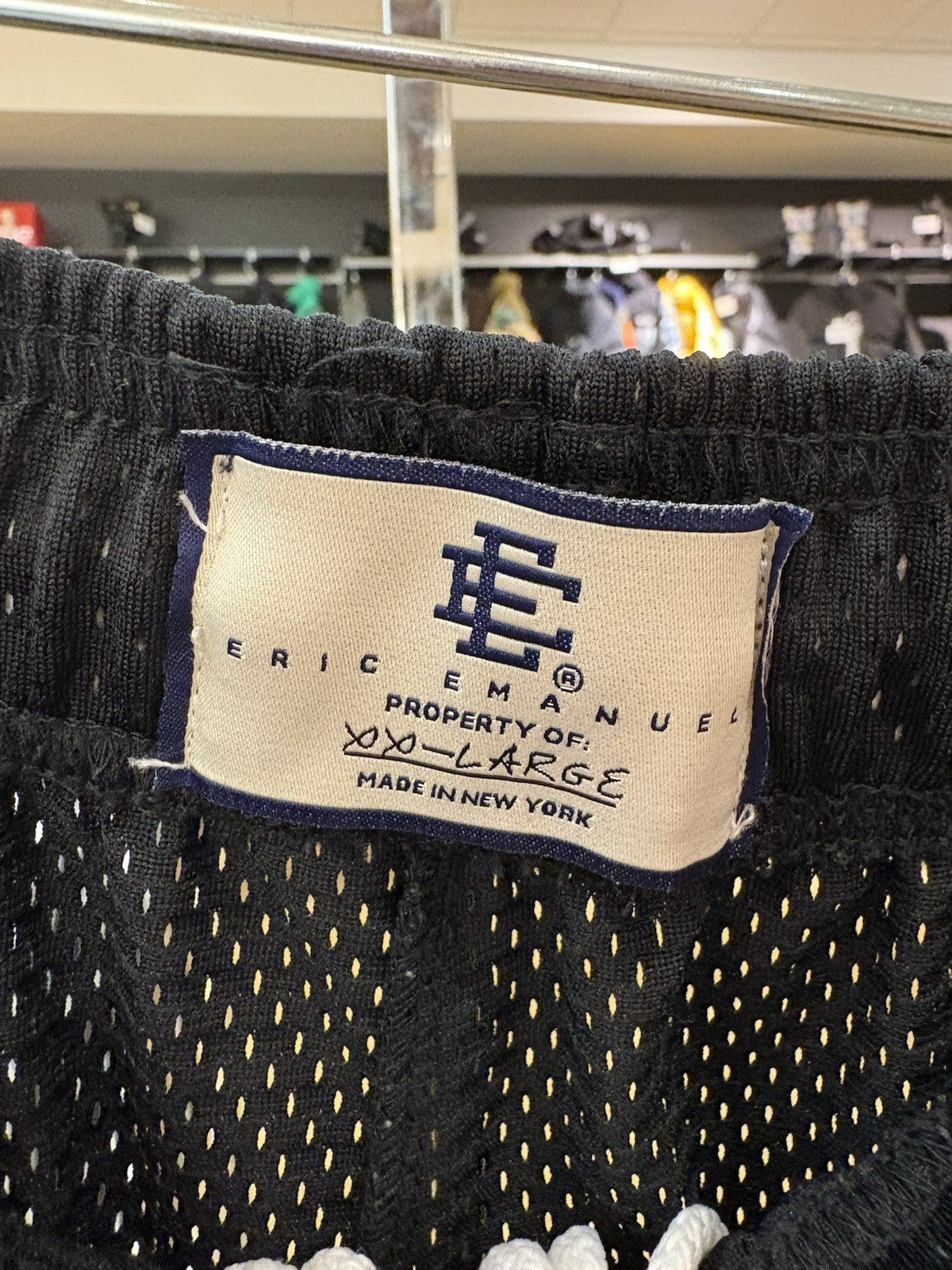Eric Emanuel EE Basic/Core Lightning Bolt (Cyber Monday) Short Black/White Sz2XL