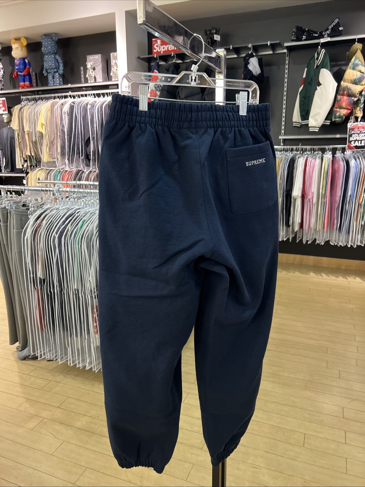 Supreme S Logo Sweatpant Navy Blue Sz S