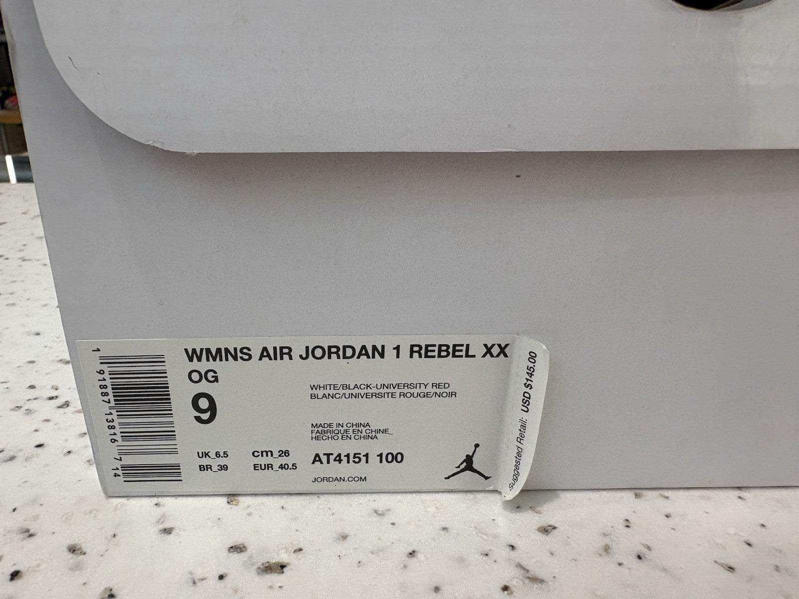 Air Jordan 1 Rebel XX Chicago Women’s Size 9