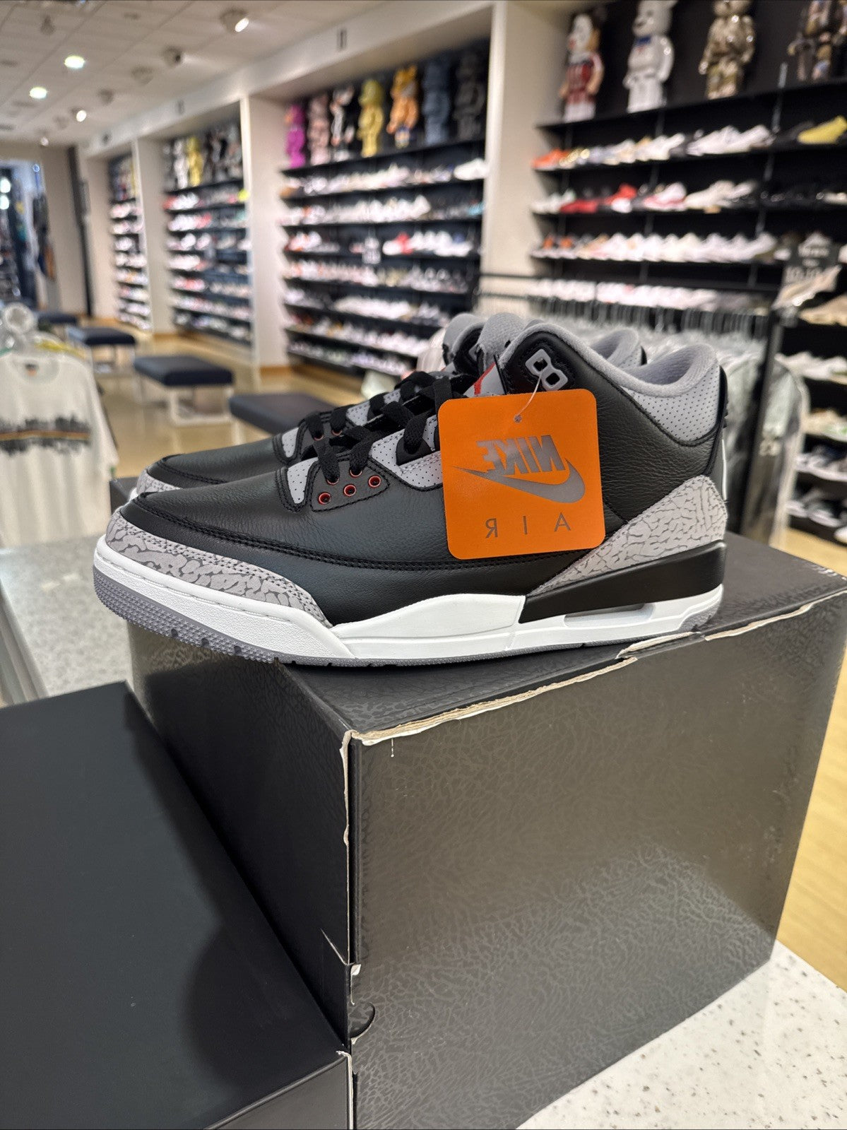 Size 12 - Air Jordan 3 Retro OG 2024 Black Cement
