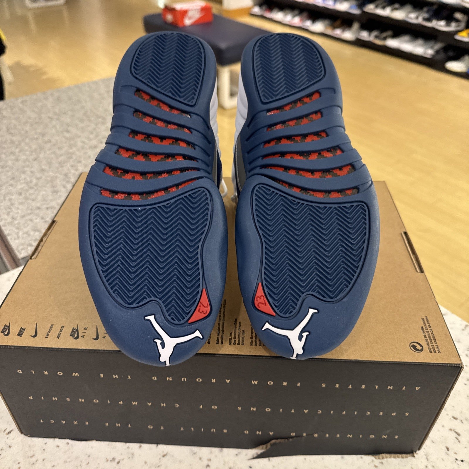 Size 9 - Air Jordan 12 Retro 2025 French Blue Missing Lid