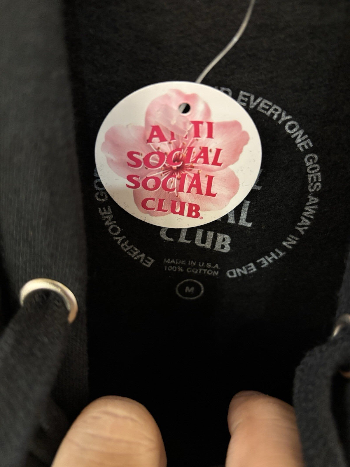 Anti Social Social Club Dissociative Hoodie SZ M