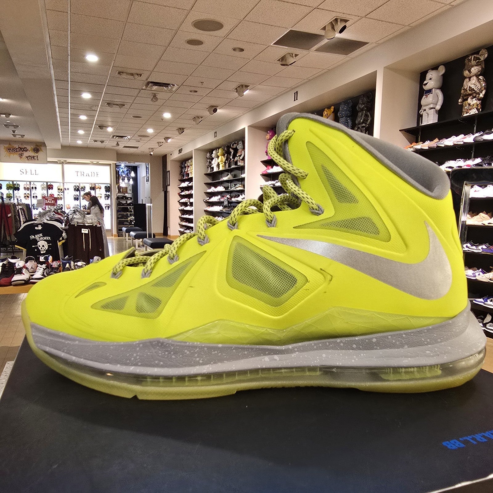 Size 12 - Nike LeBron 10 Volt - 541100-700