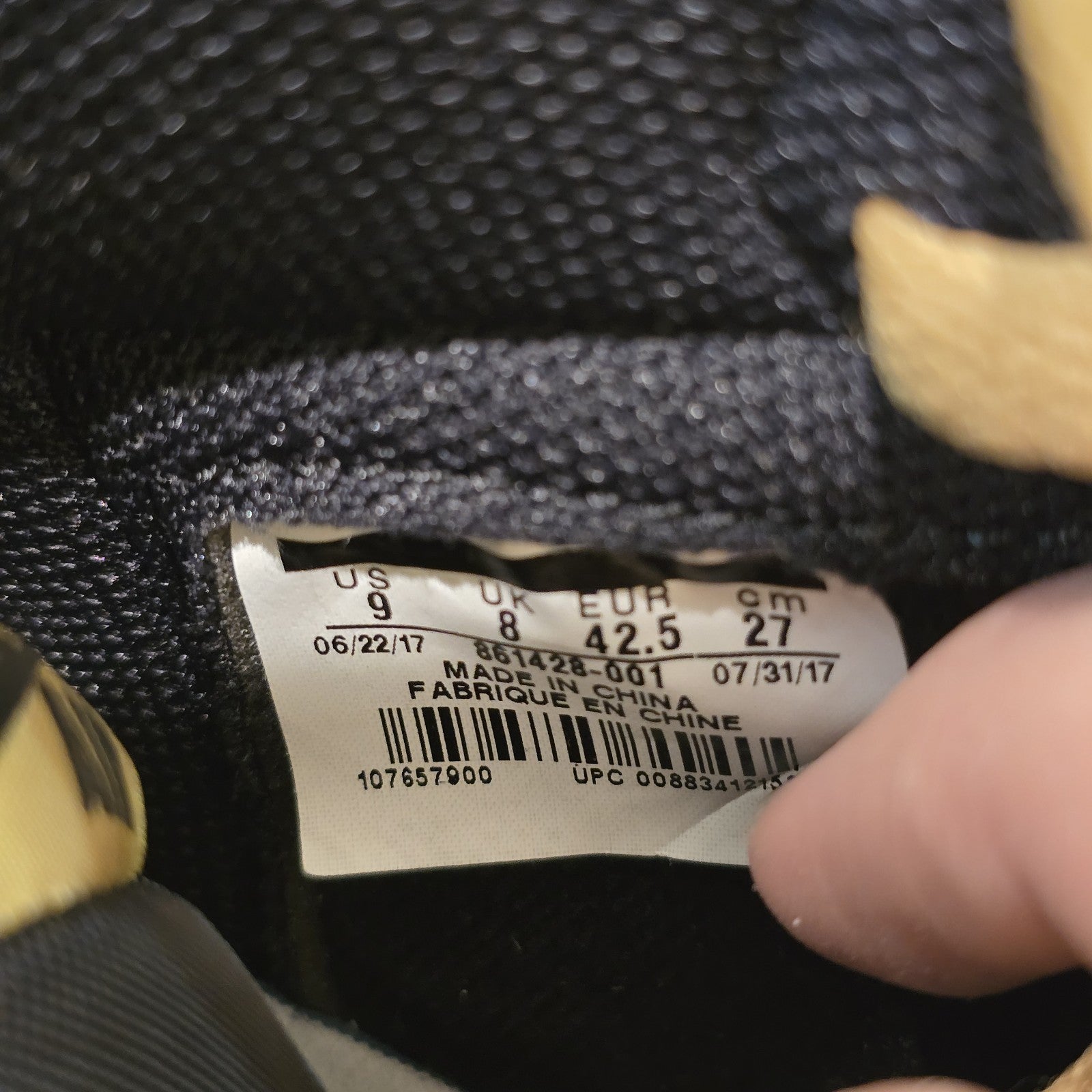 Size 9 - Air Jordan 1 Retro OG NRG High Gold Top 3