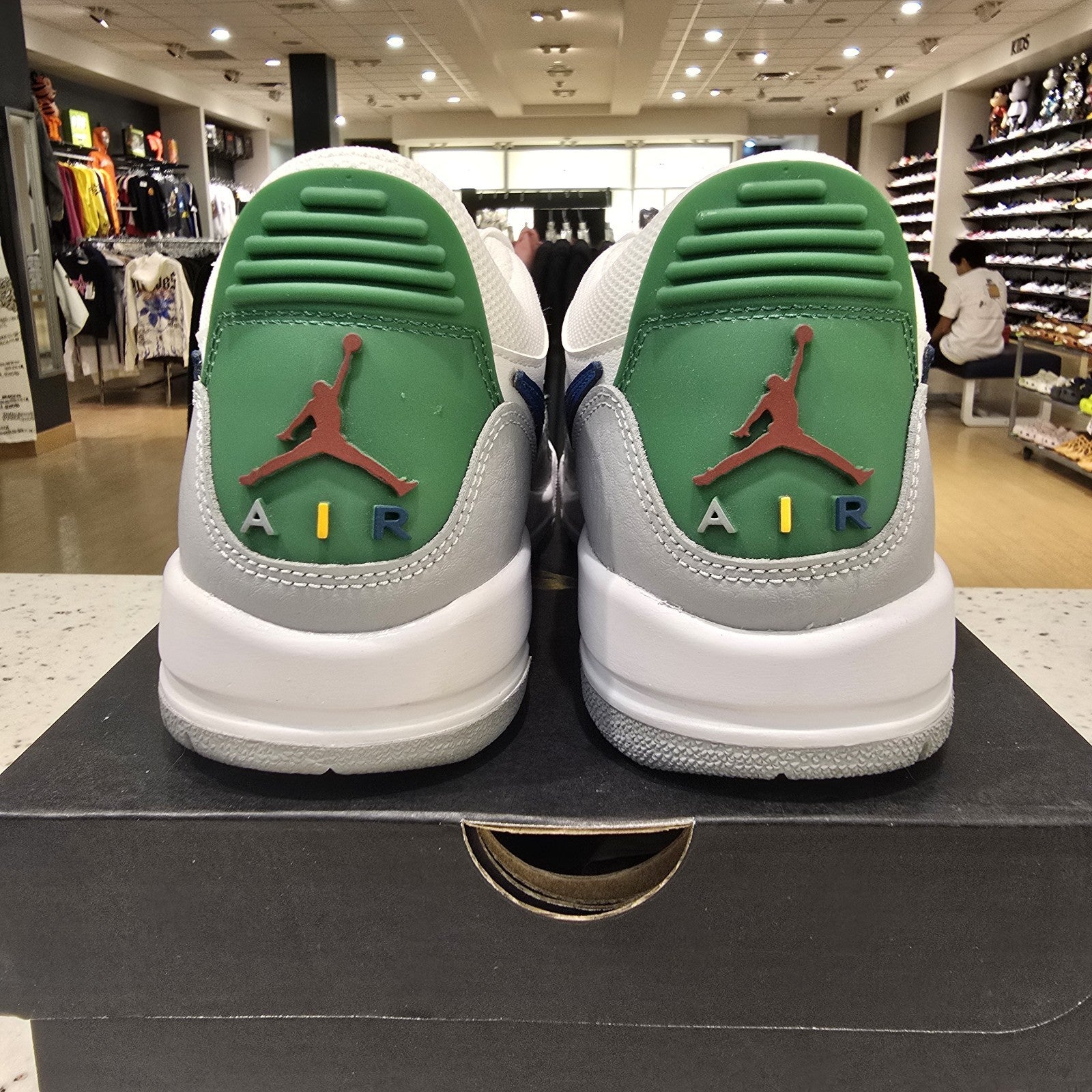 Size 5.5Y - Jordan Legacy 312 Low White Pine Industrial Blue (GS) CD9054-140