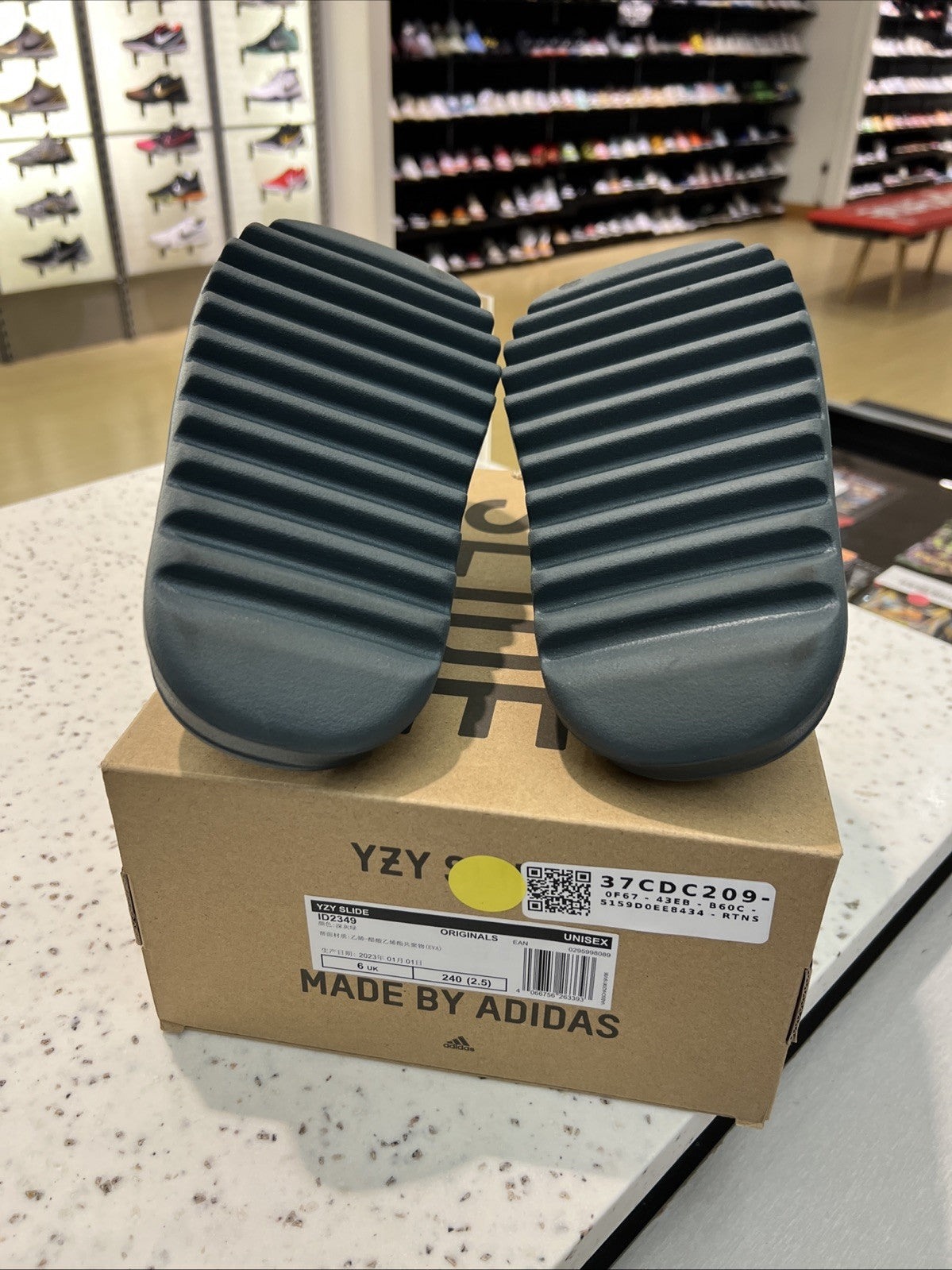 adidas Yeezy Slide Slate Marine Gray ID2349