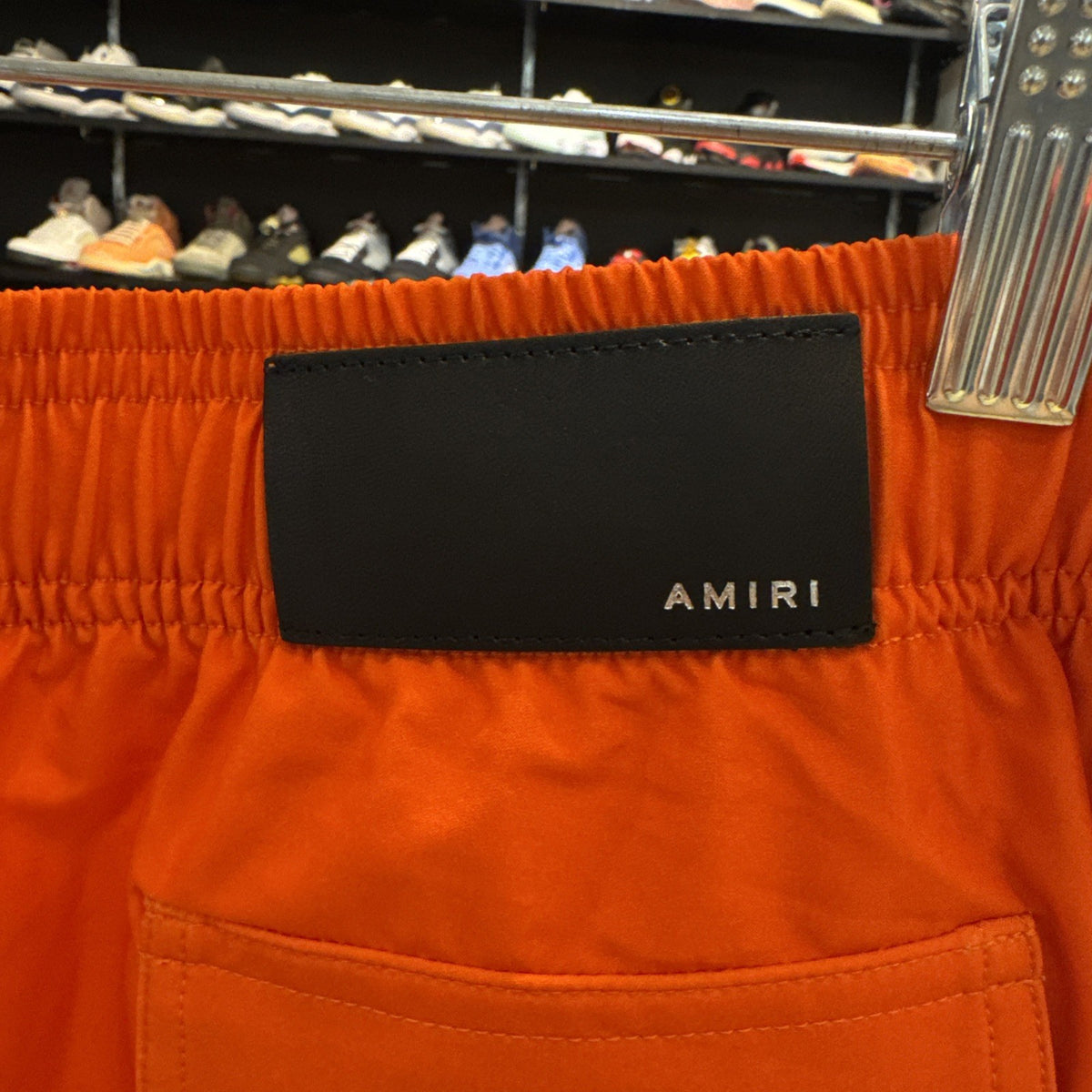 Amiri Core Logo Swim Shorts Orange Size Medium
