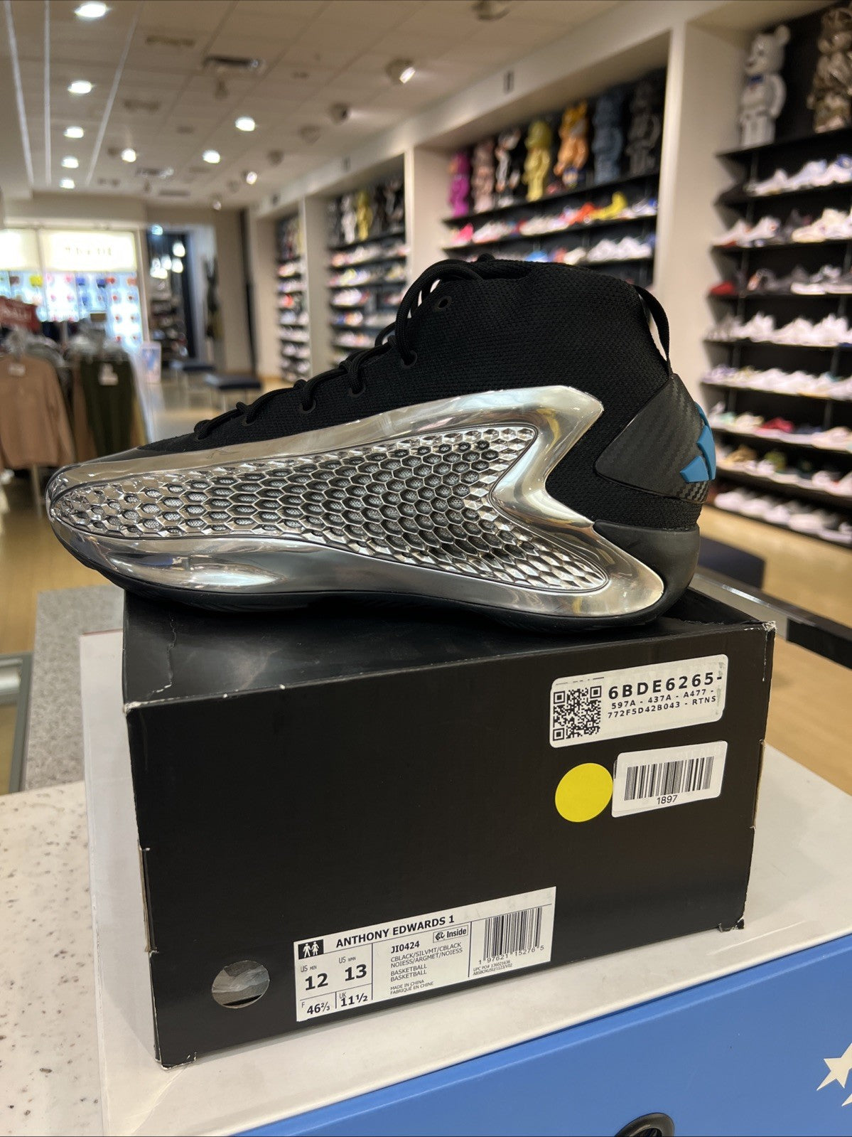 ADIDAS ANTHONY EDWARDS 1 JI0424 Sz 12