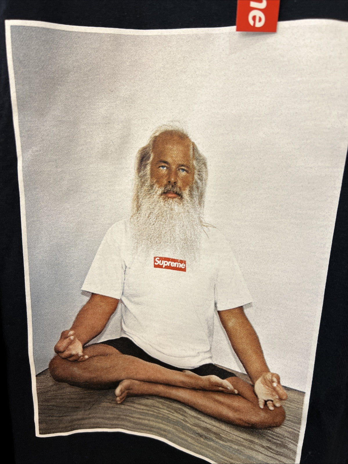 SUPREME x Rick Rubin T-Shirt Navy Sz XXL