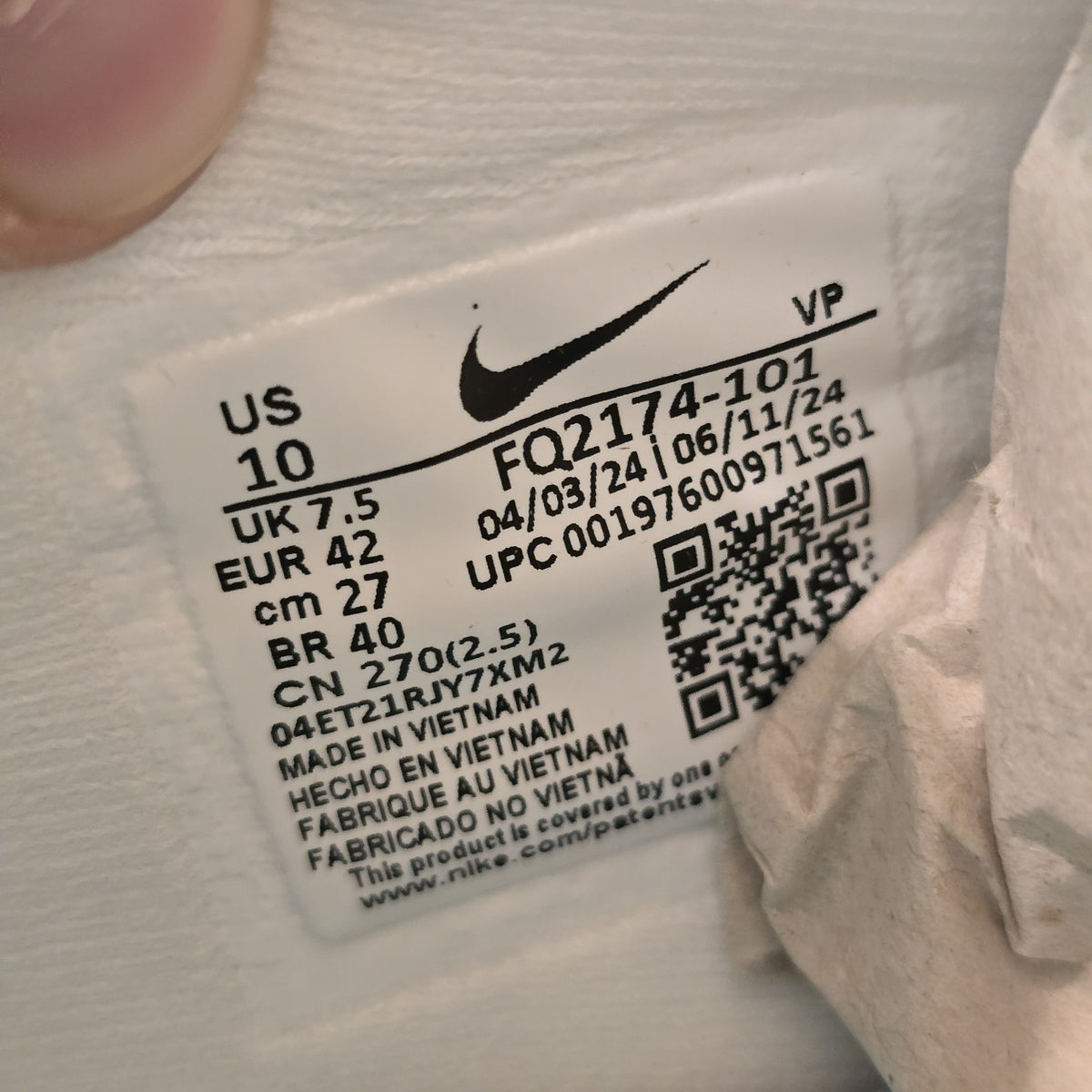 Size 10 - Nike Sabrina 2 White Noise Women's