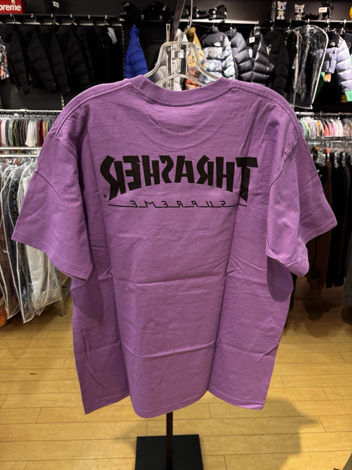 Supreme Thrasher Harold Tee Purple Size M