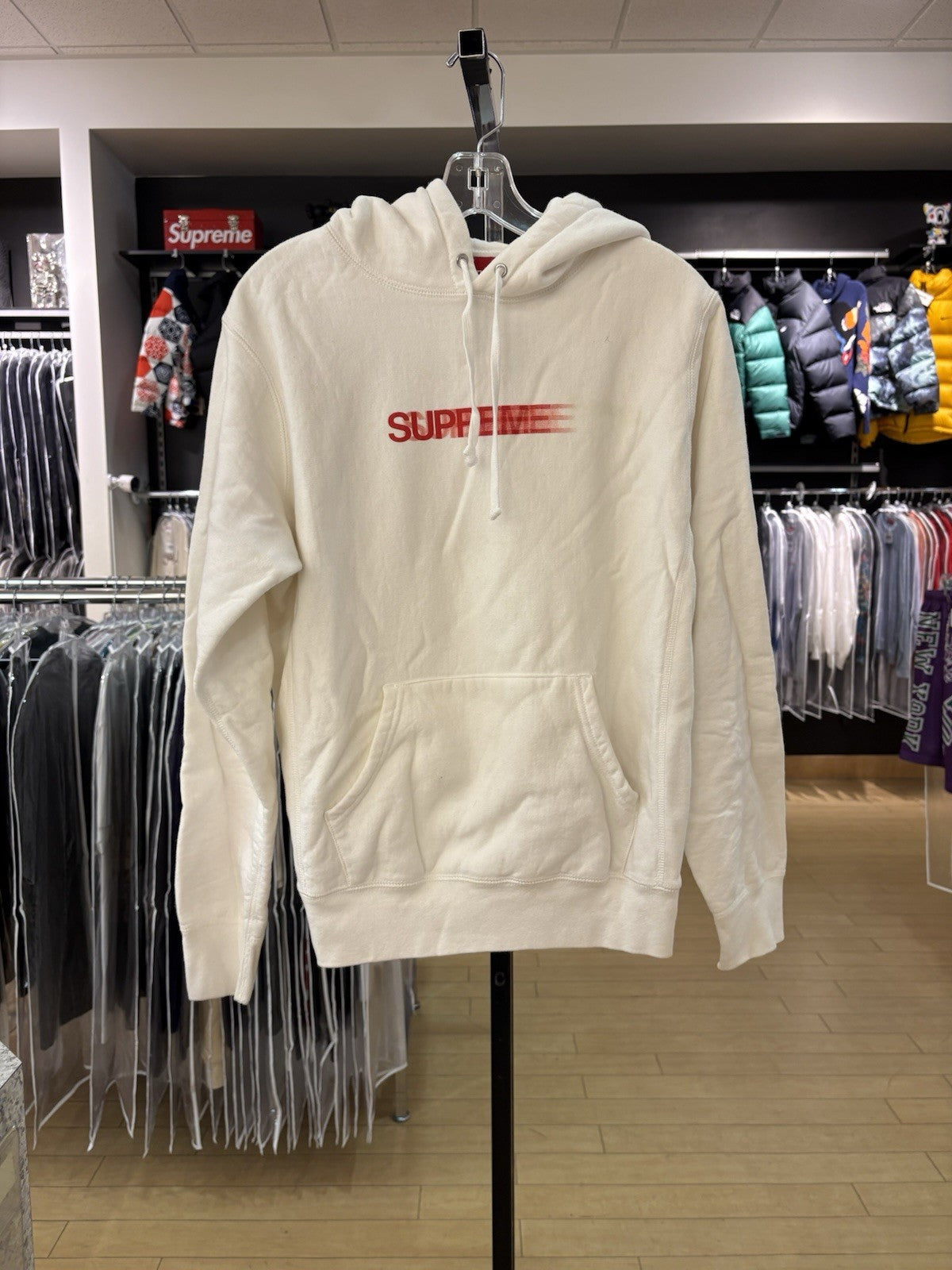 Supreme Motion Logo Hooded Sweatshirt Size Small